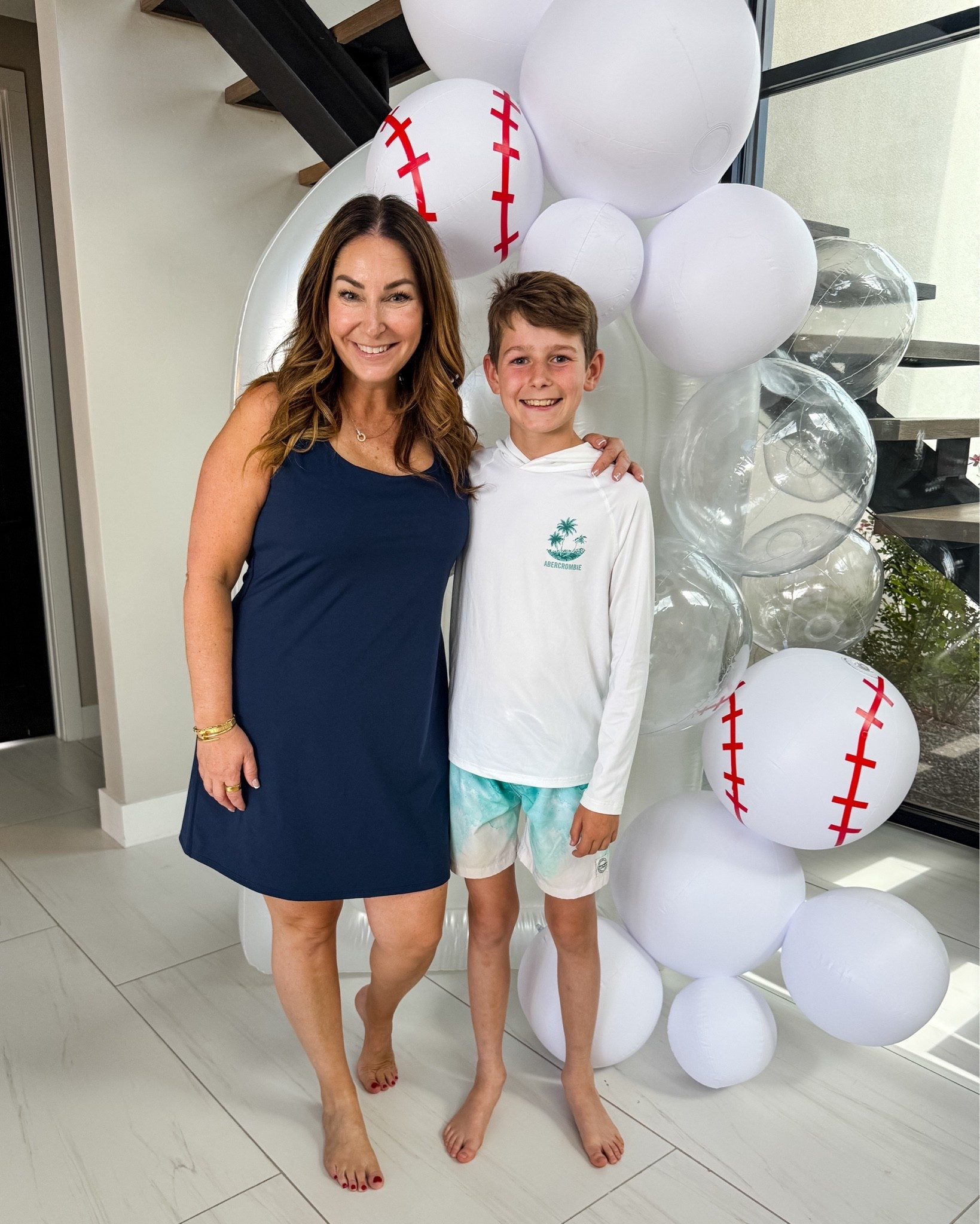 End of summer baseball swim party wearing large in @Spanx dress 

Spanx new customer code RYANNEXSPANX

#LTKmomlife #LTKSeasonal #LTKKids