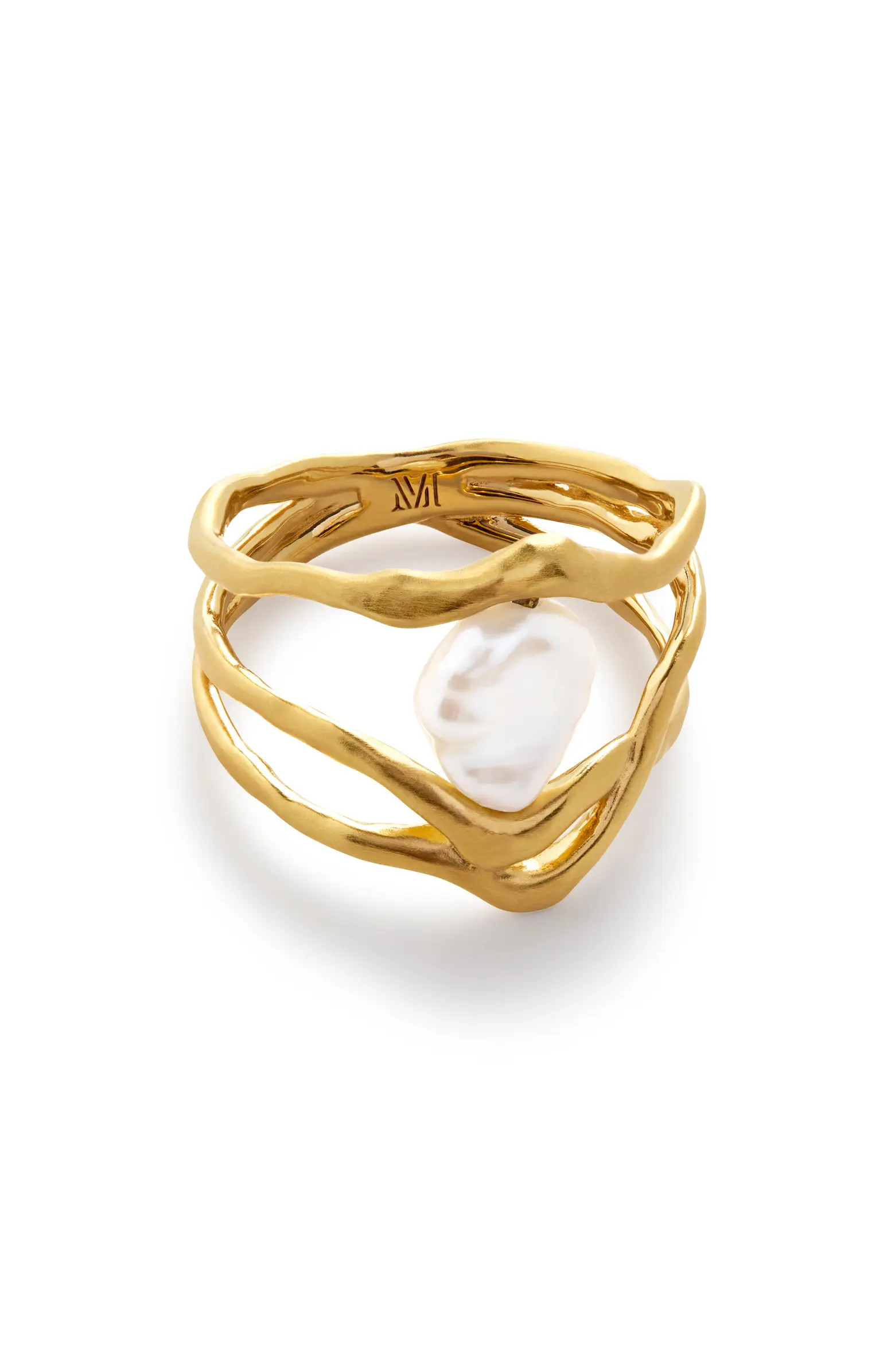 Monica Vinader Amy Powney Keshi Pearl Ring | Nordstrom | Nordstrom