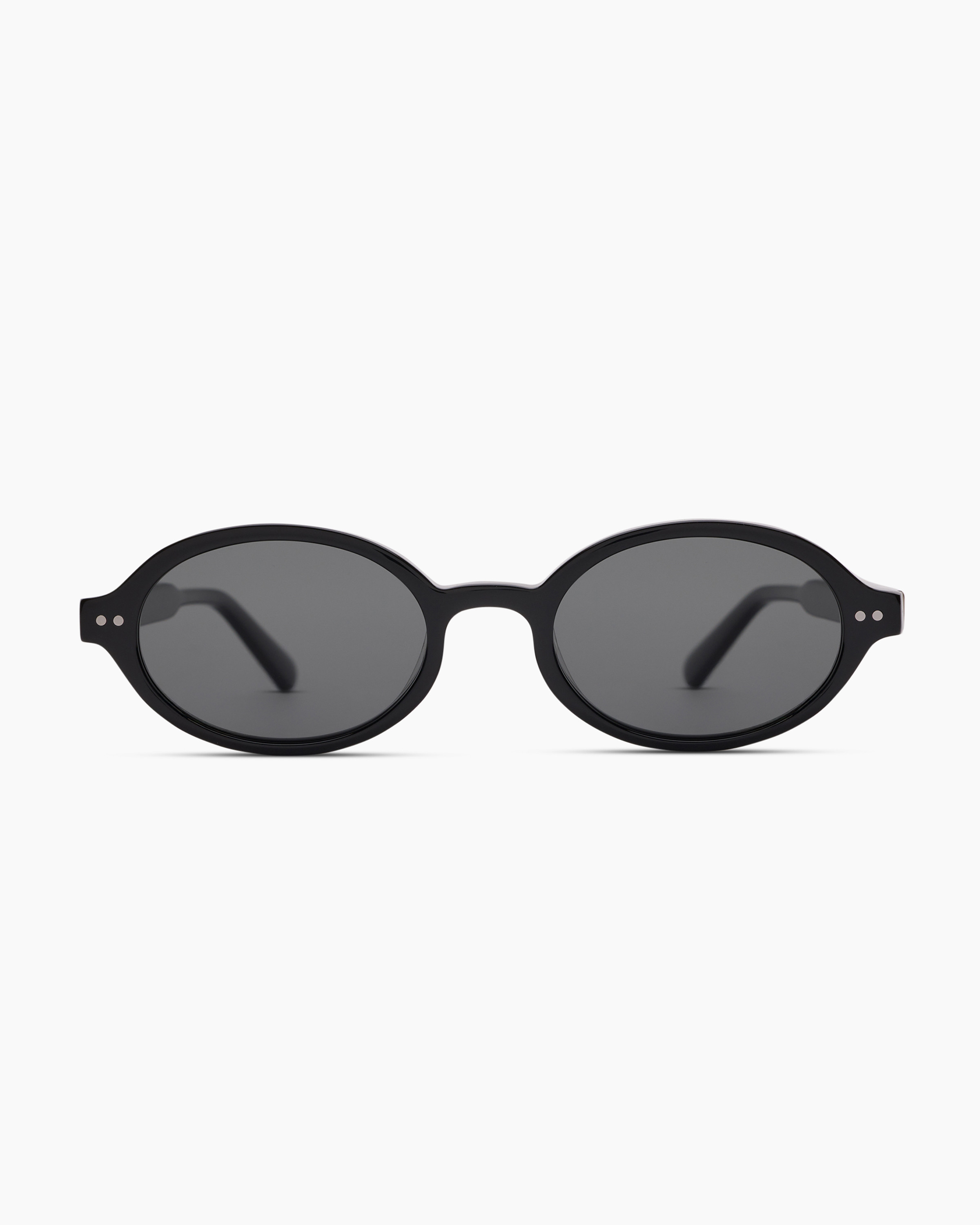 Quince | Women's Mallorca Polarized Acetate Sunglasses in Black with Grey lens, Size Standard, Cellulose Acetate | Quince