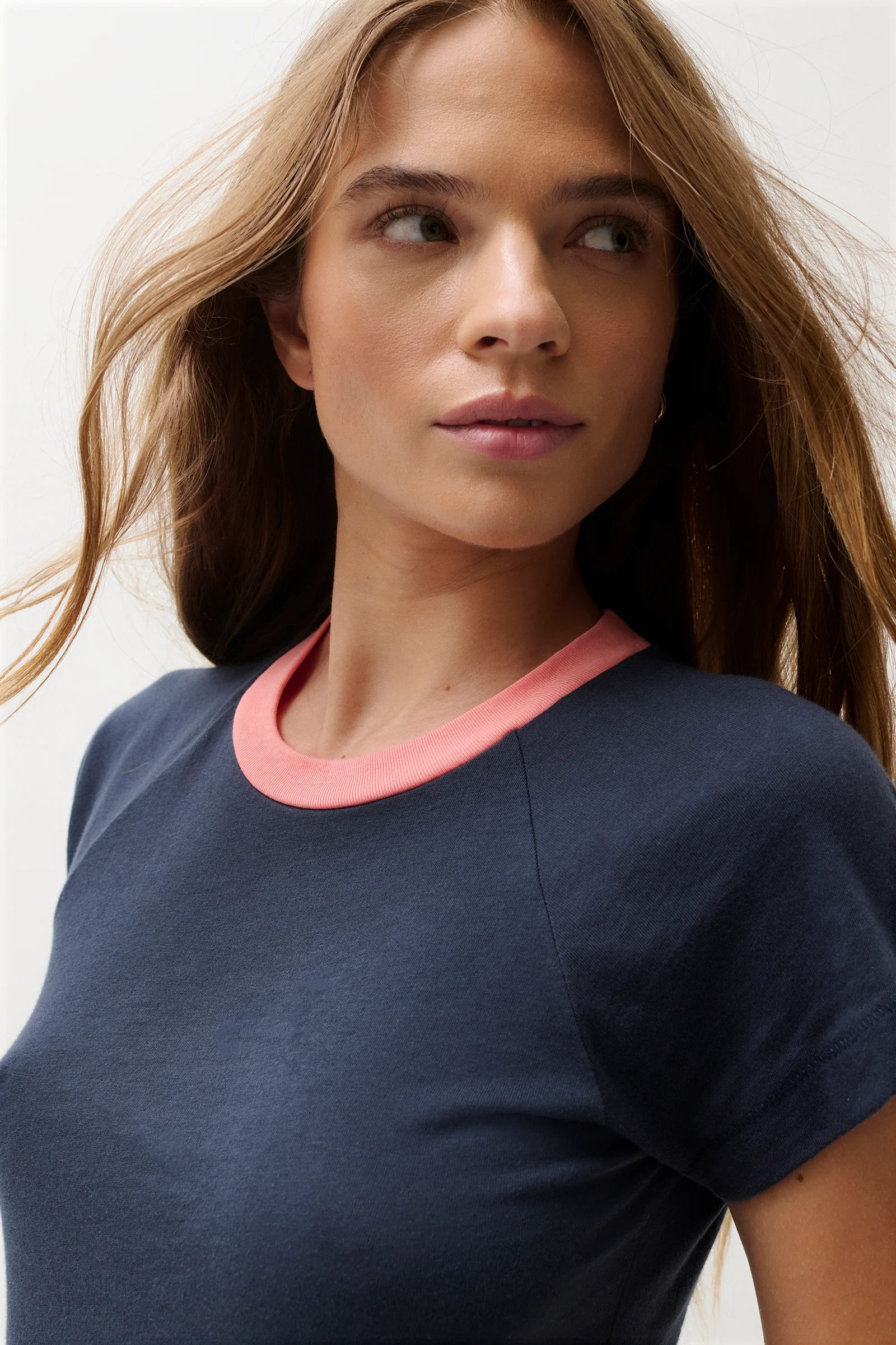 Ryn Baby Tee - Navy Ship | Pistola Denim