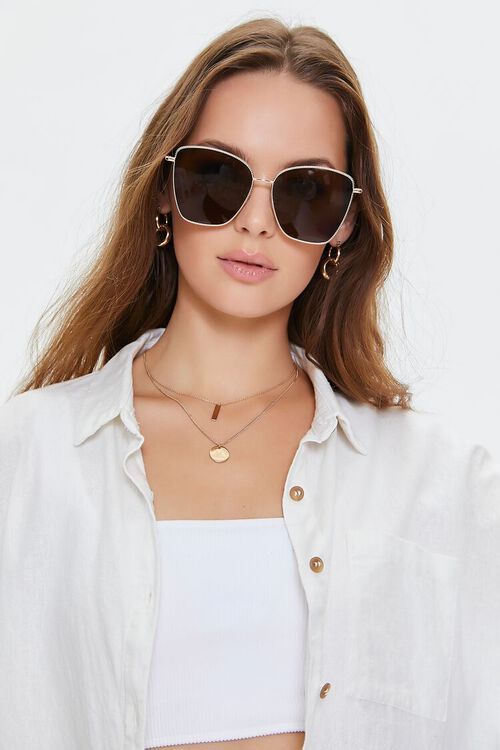 Cat-Eye Tinted Sunglasses | Forever 21 | Forever 21 (US)