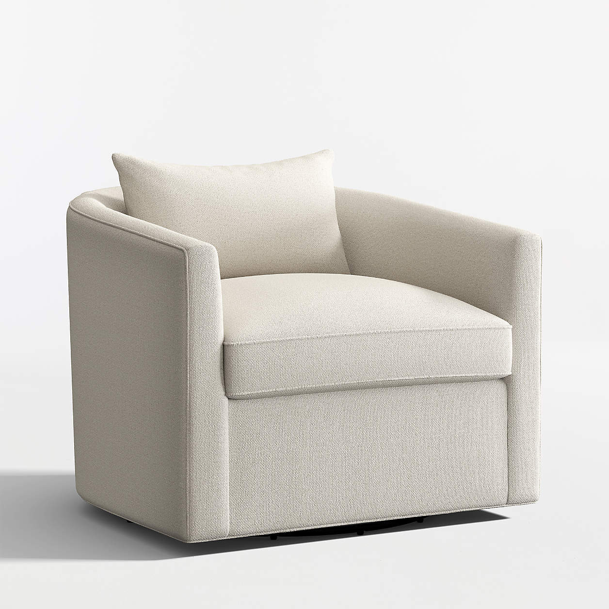 Drew XL Swivel Accent Chair + Reviews | Crate & Barrel | Crate & Barrel