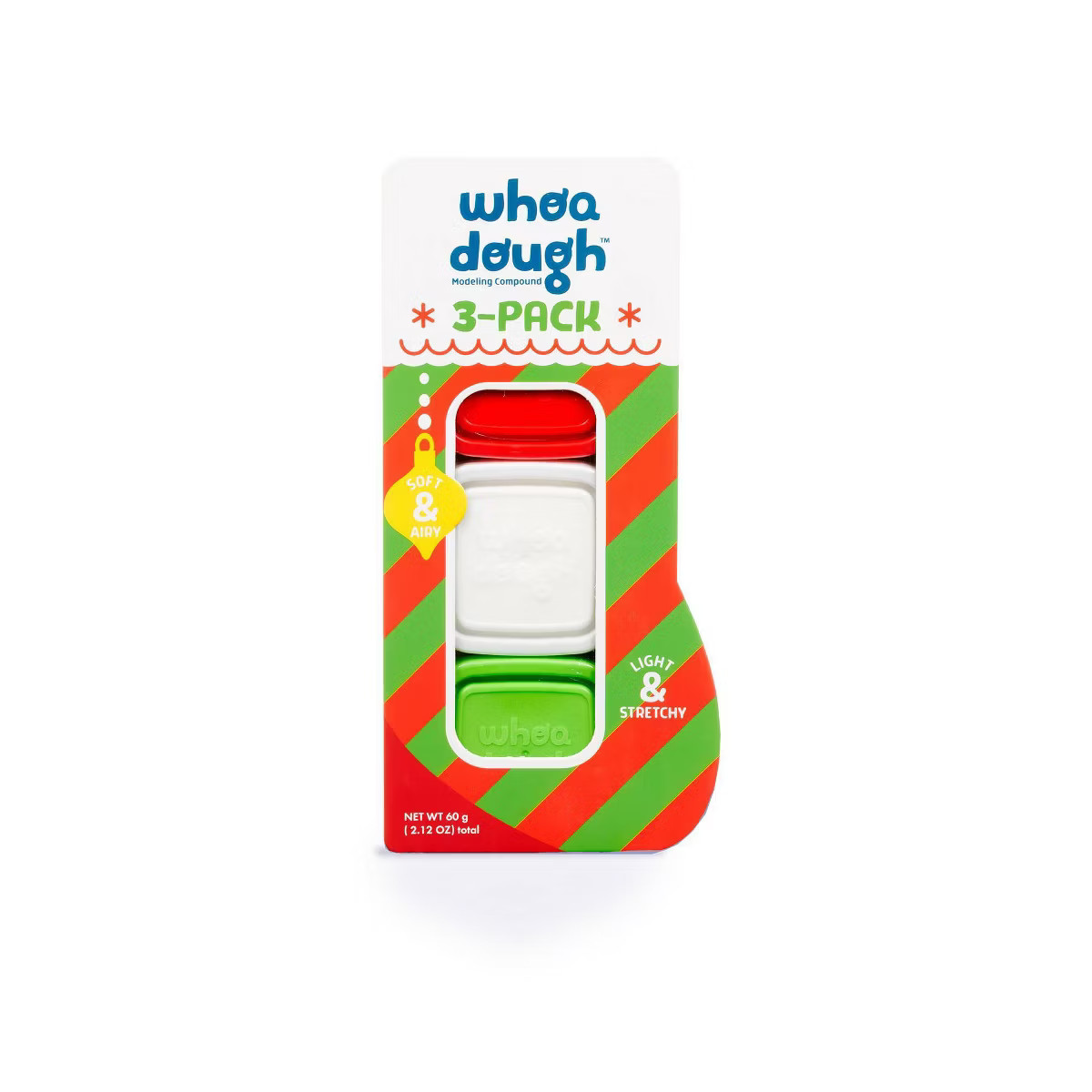 Chuckle & Roar Stocking Stuffer: 3pk Whoa Dough Holiday Stocking Modeling Dough | Target