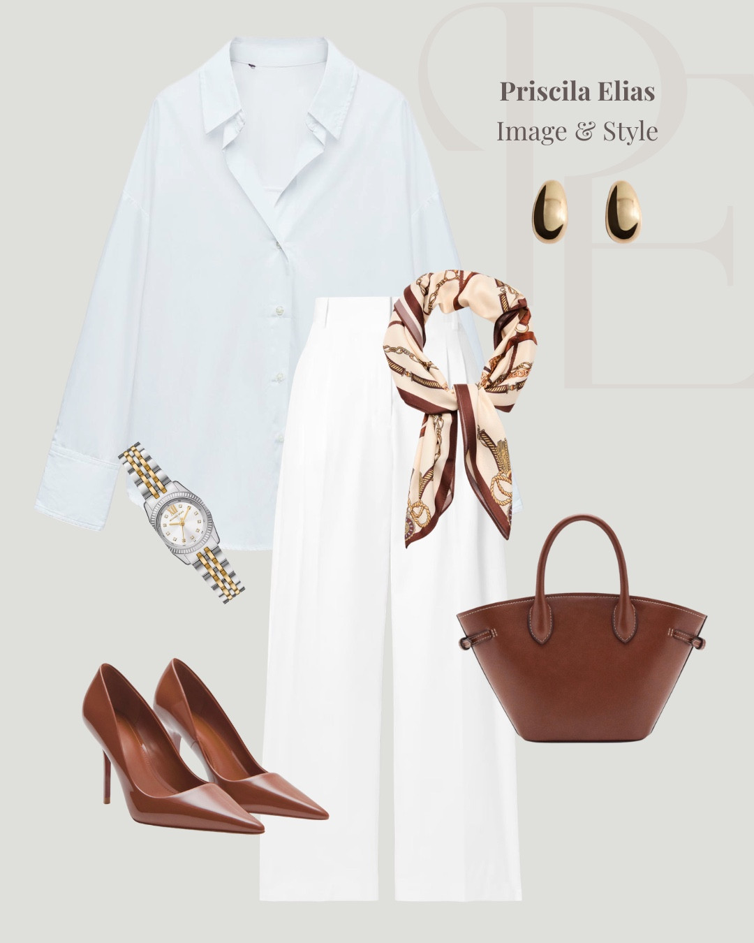 All white outfits. 
Elegant and feminine. 

#LTKootd #LTKgrwm #LTKOver40