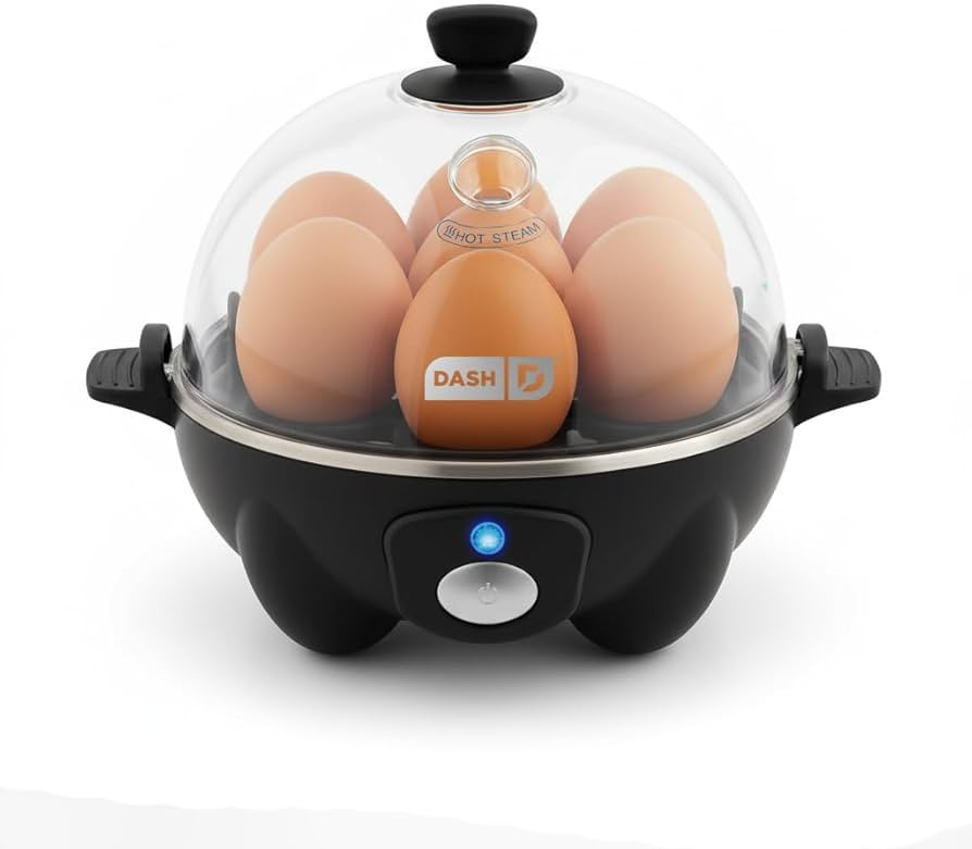 DASH Electric Rapid Egg Cooker for Hard Boiled/Poached/Scrambled Eggs or Omelets with Auto Shut-O... | Amazon (US)