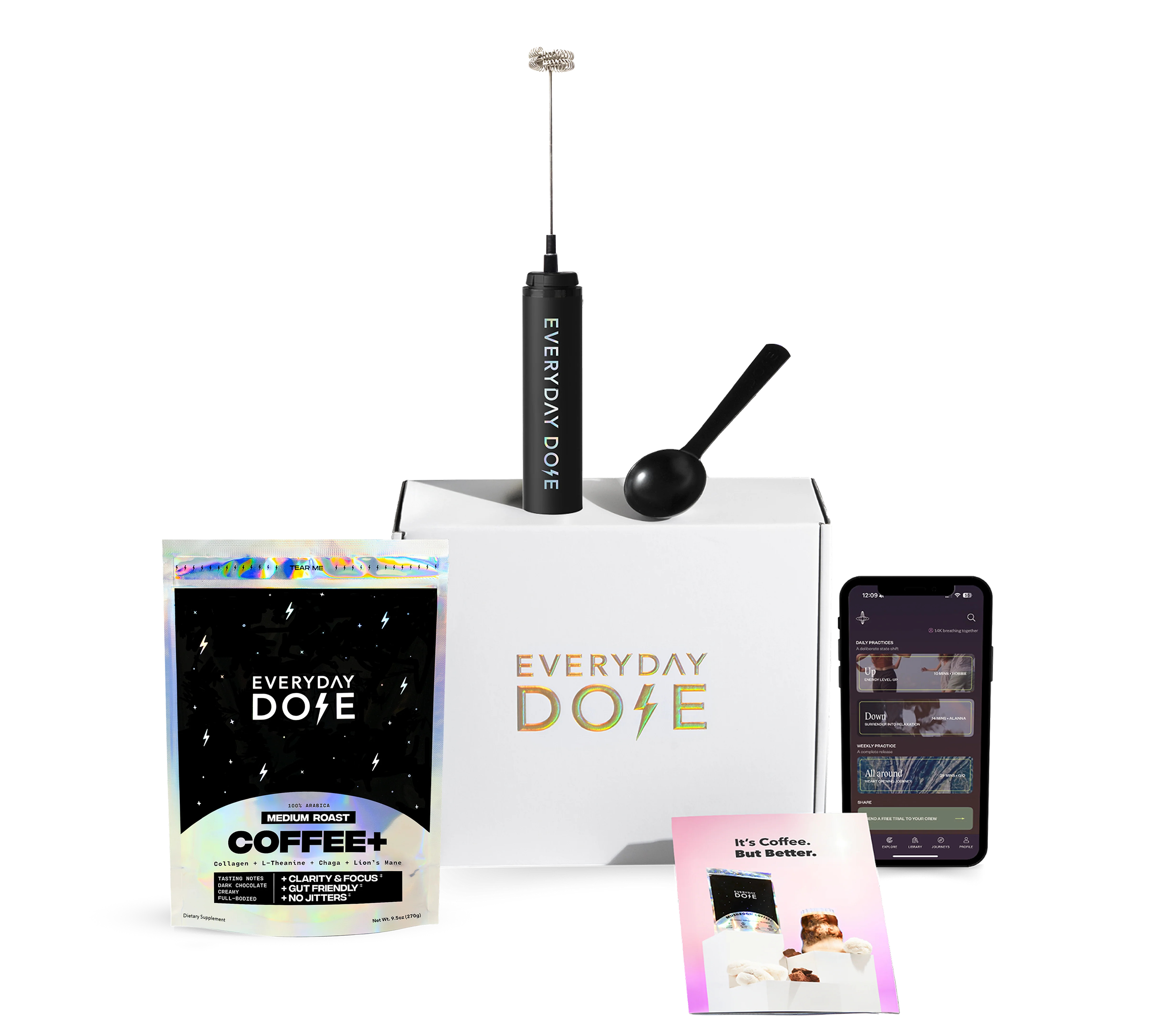 30 Servings of Coffee+ Medium Roast + FREE Starter Kit | Everyday Dose