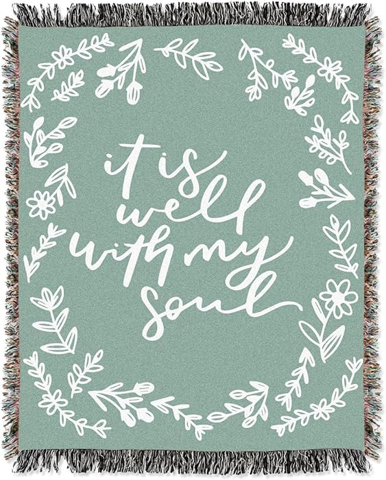 Elly & Grace Christian Woven Blanket, Religious Prayer Throw for Women, Inspirational Blanket 27x... | Amazon (US)