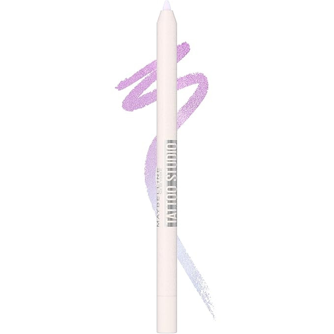 MAYBELLINE Tattoo Studio Long-Lasting Sharpenable Eyeliner Pencil, Glide on Smooth Gel Pigments w... | Amazon (US)