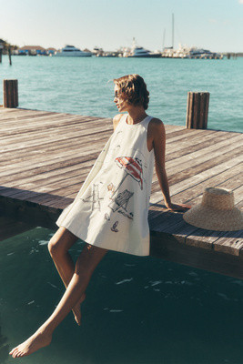 Keiko Mini Dress by Maeve | Anthropologie (US)