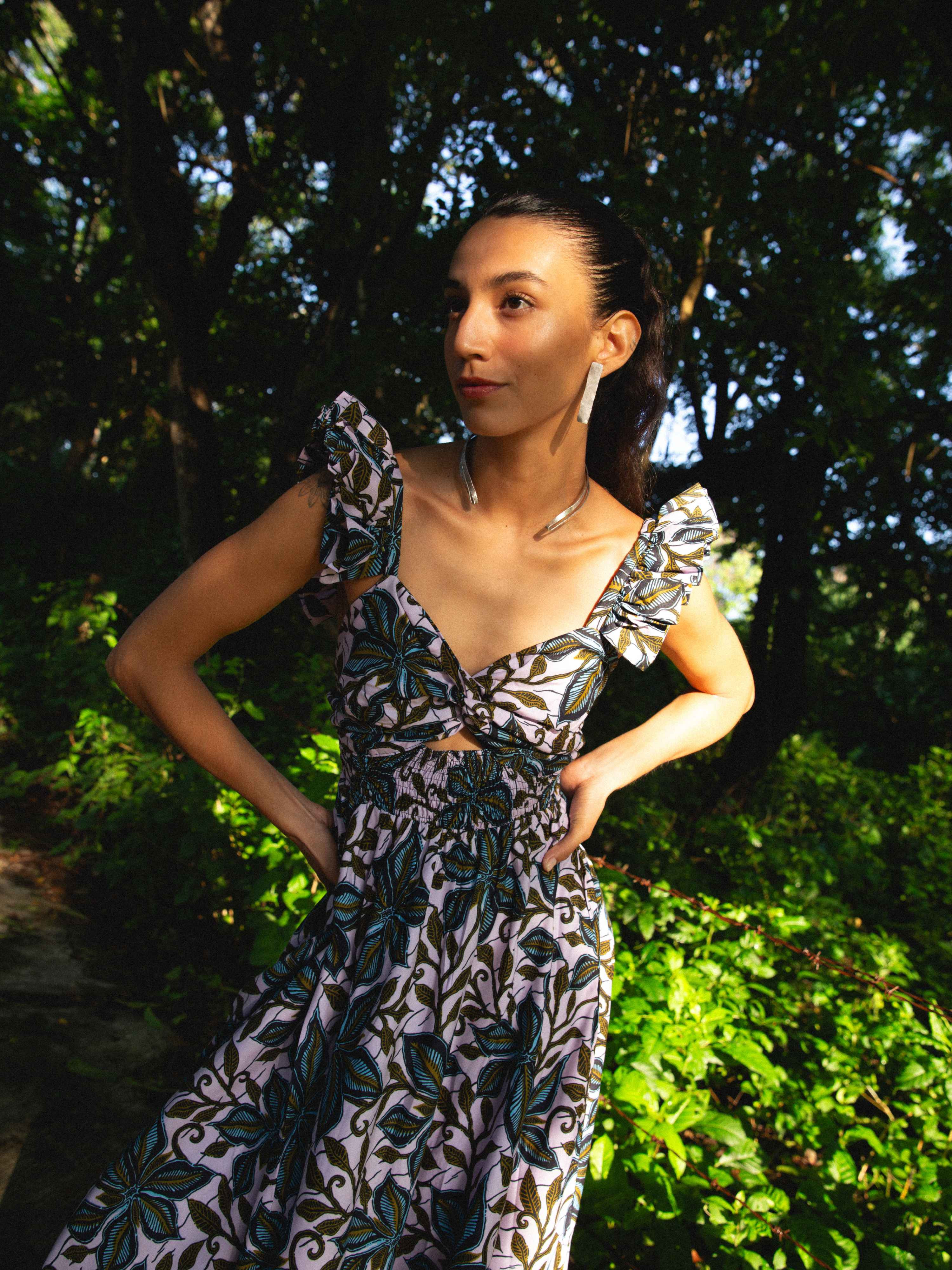 Ibukun Dress - Lavender | Elisamama