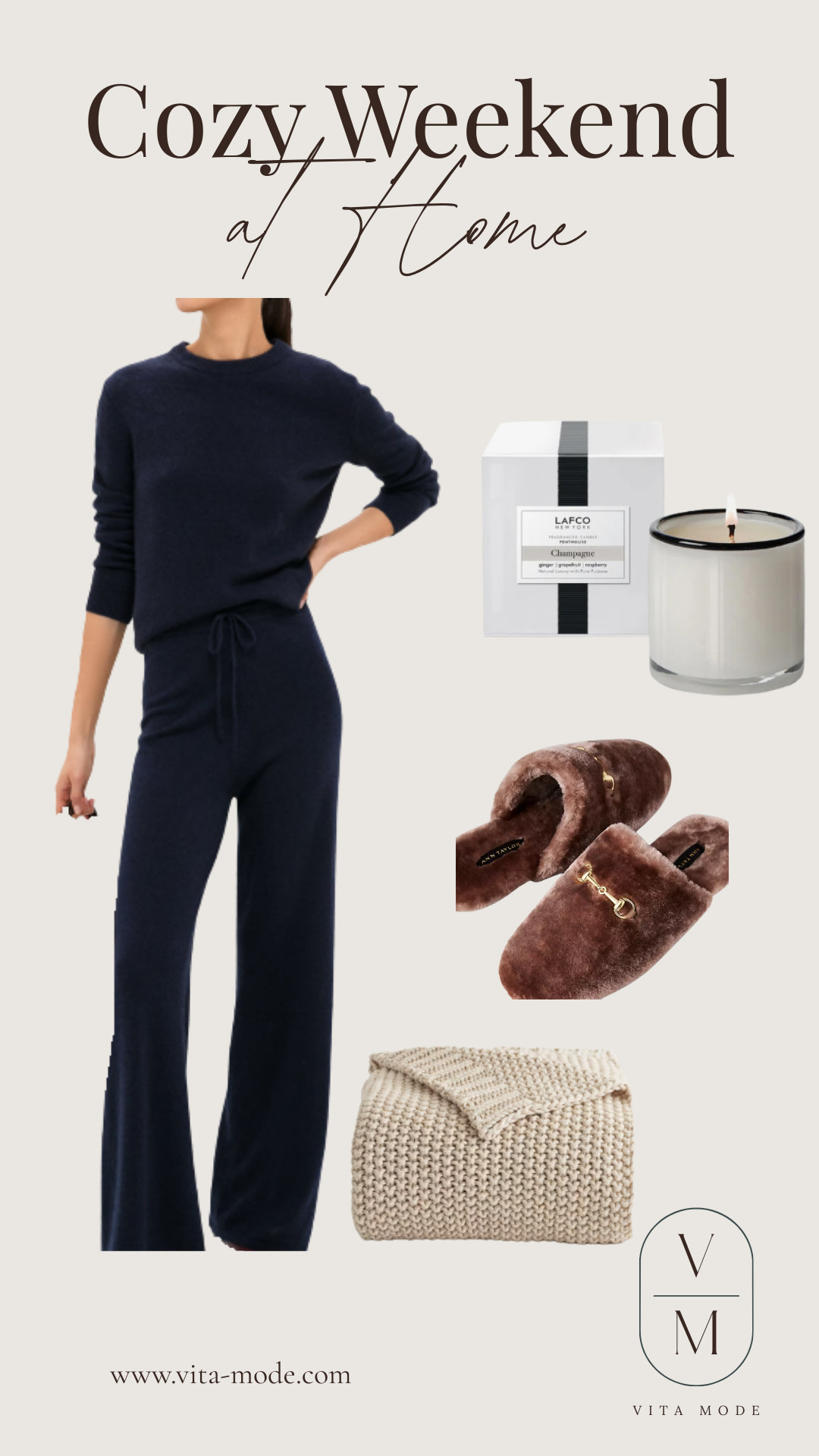 Spend a cozy weekend at home, wrapped in cashmere, a warm blanket, stylish slippers (on MAJOR sale) and a classic scented candle.


cashmere set, fuzzy slippers, champagne, candle, throw blanket 

 #LTKselfcare #LTKSeasonal #LTKHome