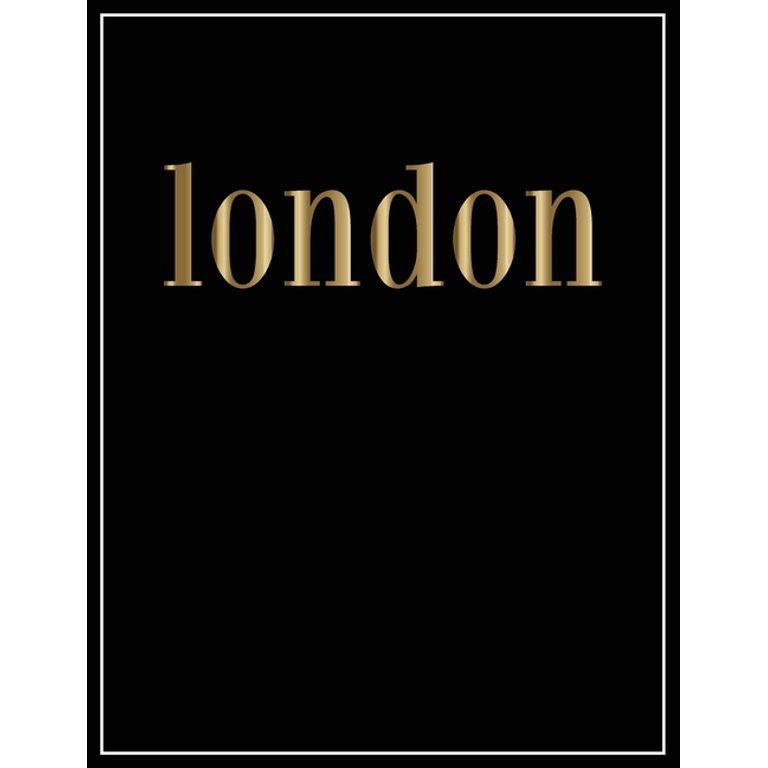 London : Gold and Black Decorative Book - Perfect for Coffee Tables, End Tables, Bookshelves, Int... | Walmart (US)