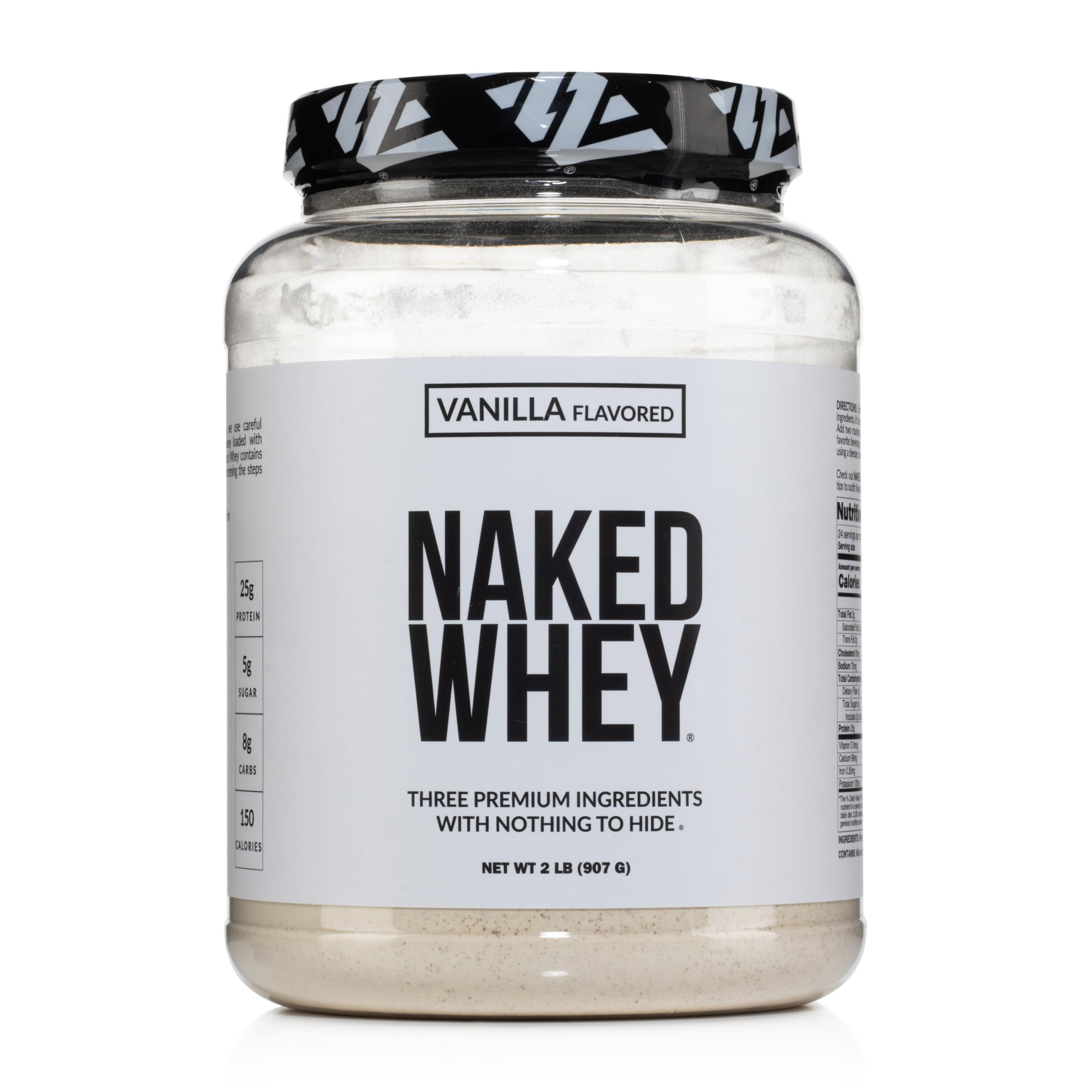 NAKED Whey Vanilla Protein Powder - Only 3 Ingredients - Grass Fed Whey Protein Powder, Vanilla F... | Amazon (US)