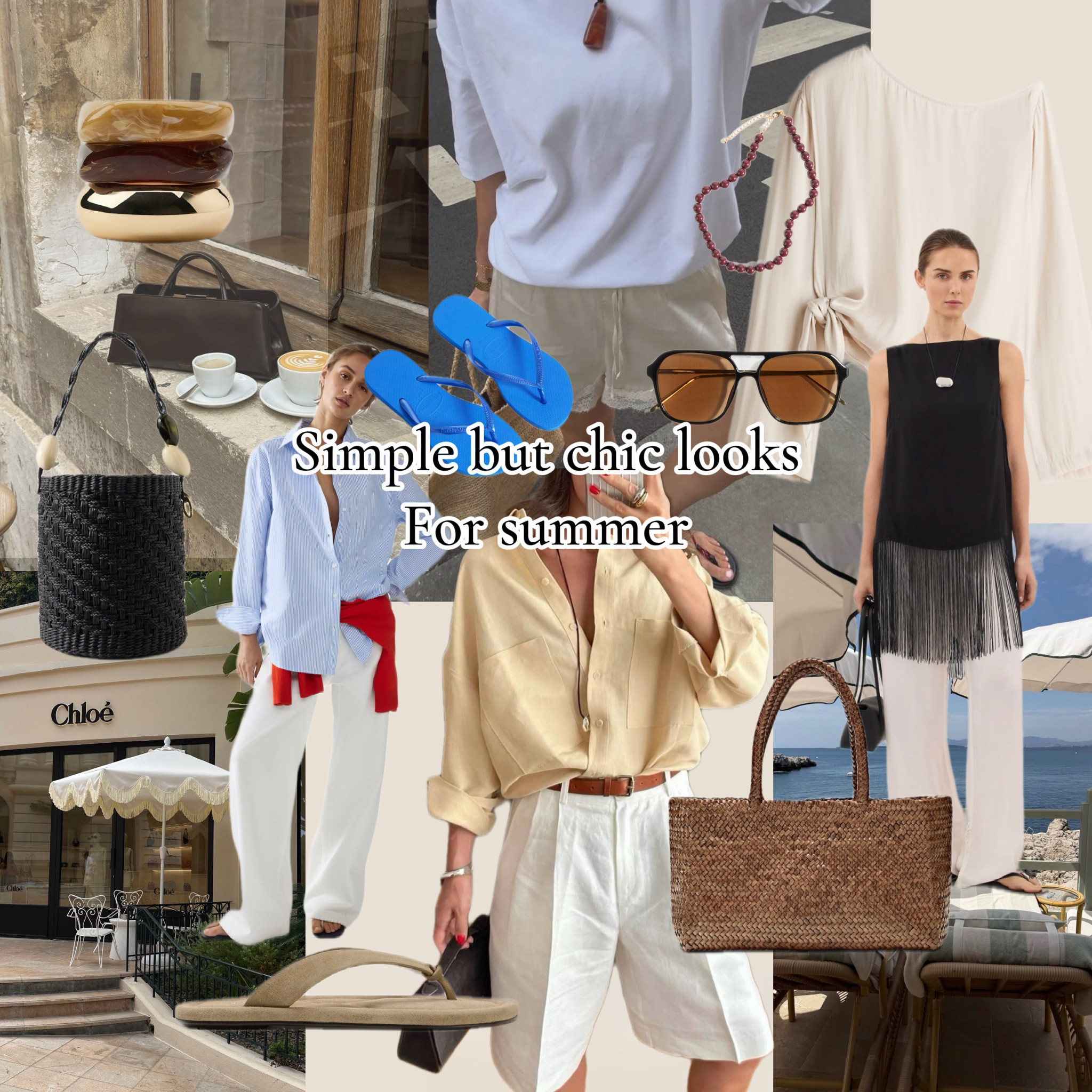 What the chic girls are wearing this summer ☀️🤎🥥🐚 save for when you don’t know what to wear!