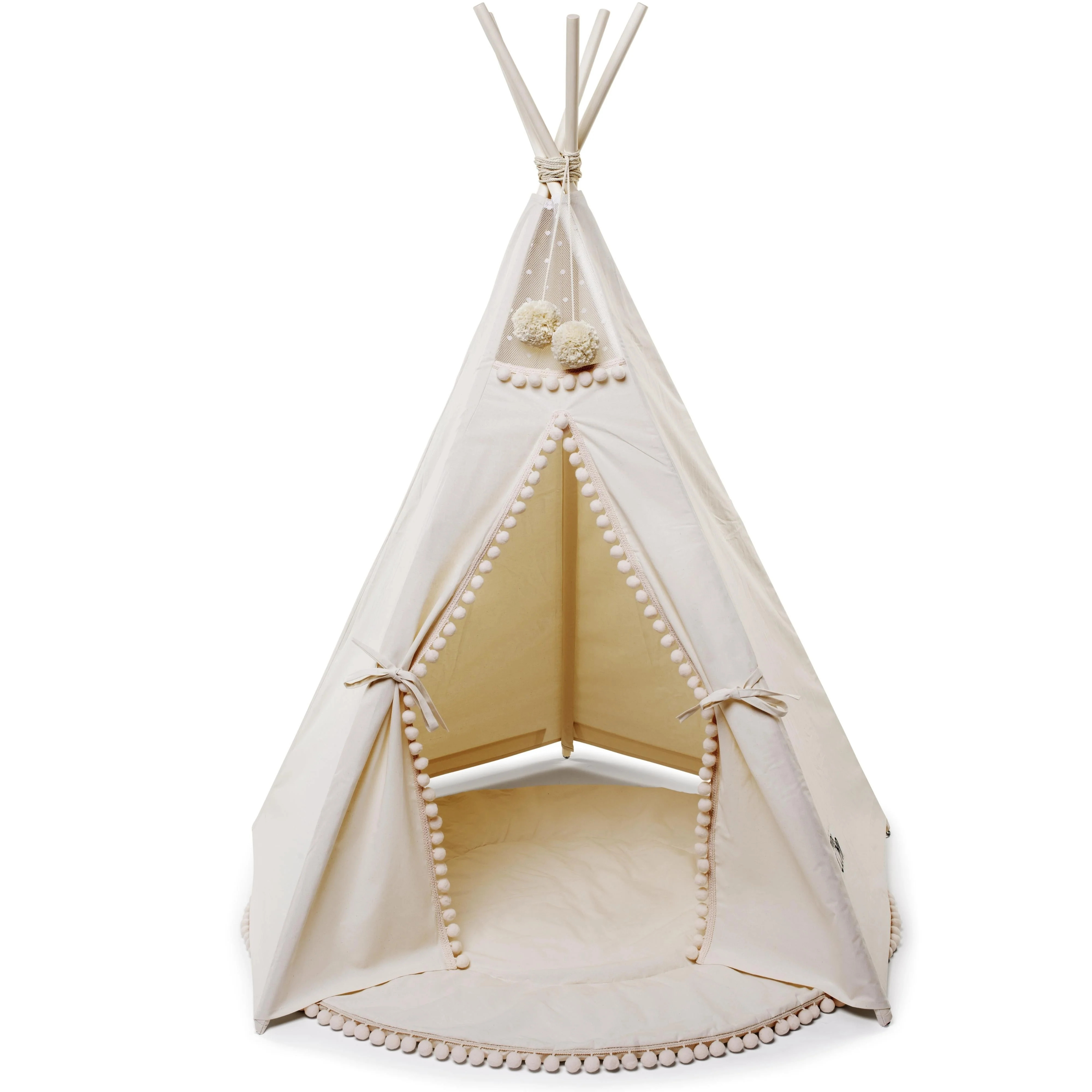 MINICAMP Original Play Tent With Pompoms | Hello Bluebyrd