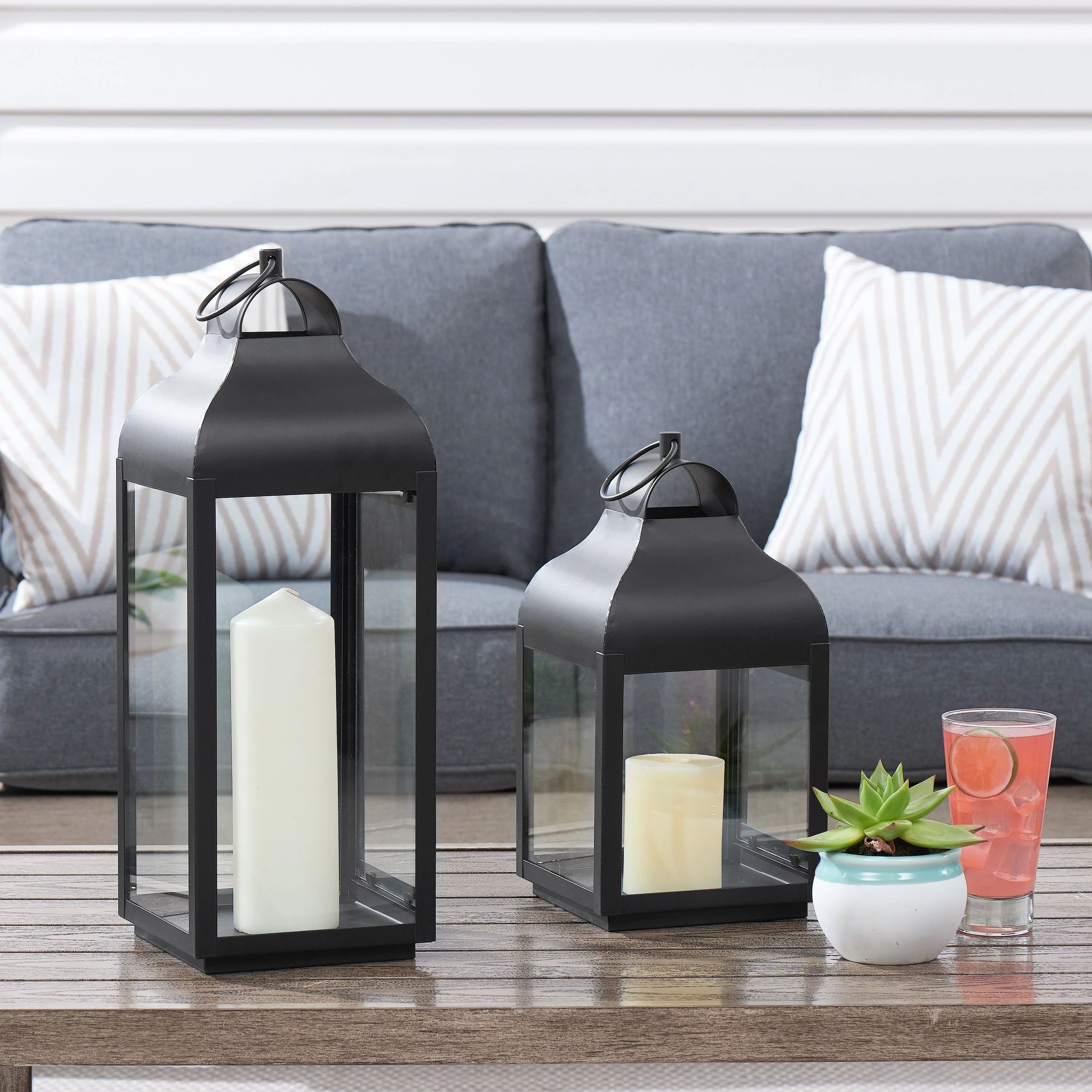 Better Homes & Gardens Alden Outdoor Lantern Candle Holder | Walmart (US)