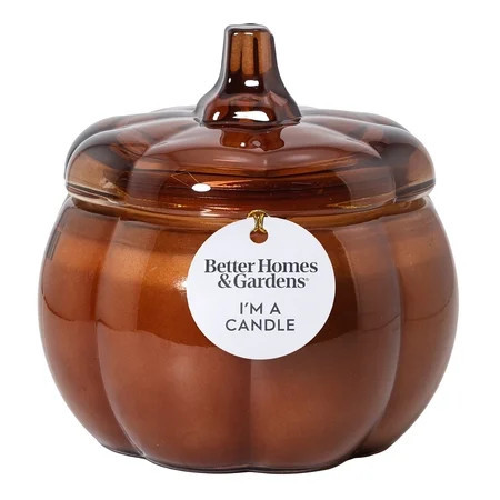 Better Homes & Gardens Farm Apple Pumpkin Scented 3-Wick 30 oz Pumpkin Jar Candle | Walmart (US)