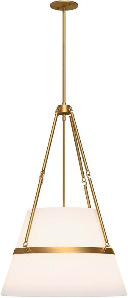 Alora Lighting PD546719AGWL Oliver - 1 Light Pendant-28.25 Inches Tall and 18 Inches Wide, Finish... | Amazon (US)