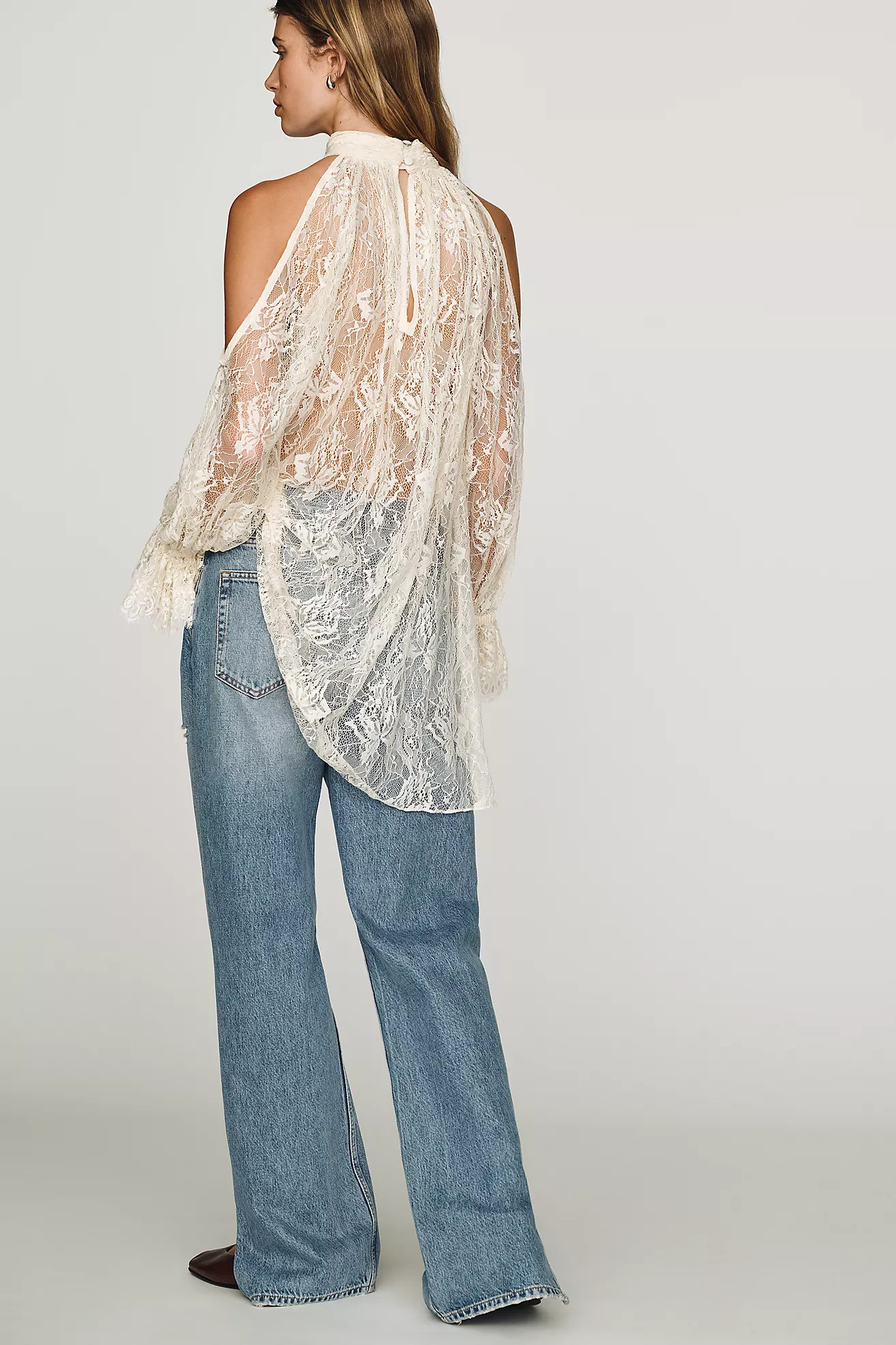 Hemant & Nandita Sheer Lace Tunic | Anthropologie (US)