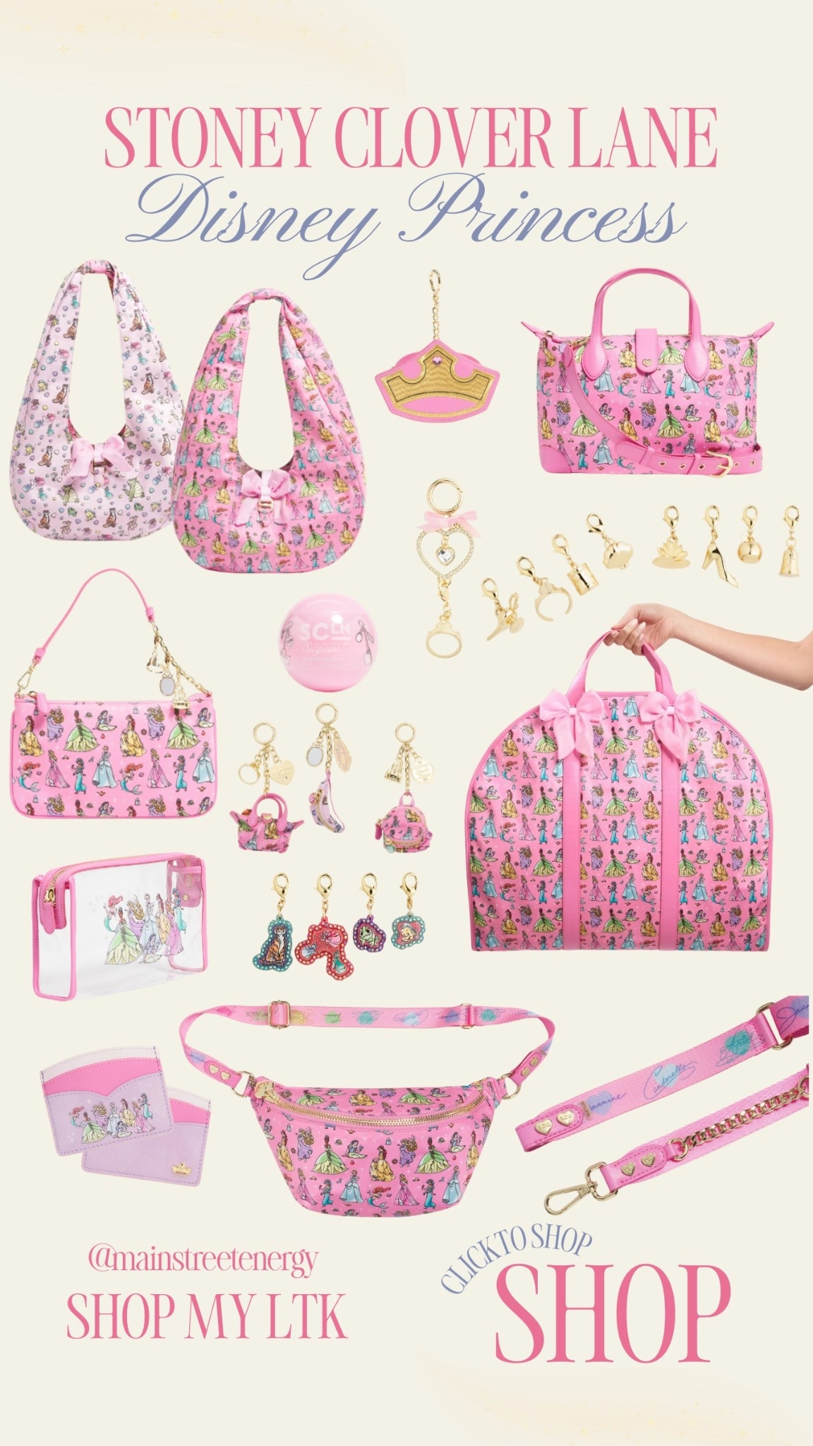 Stoney Clover Lane x Disney 
#disneyprincess #disneypurse #disneyparkaccessories