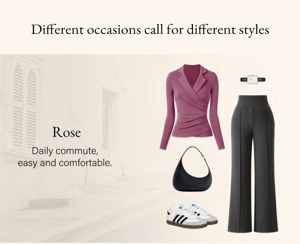 Collared Surplice Top | OGLmove
