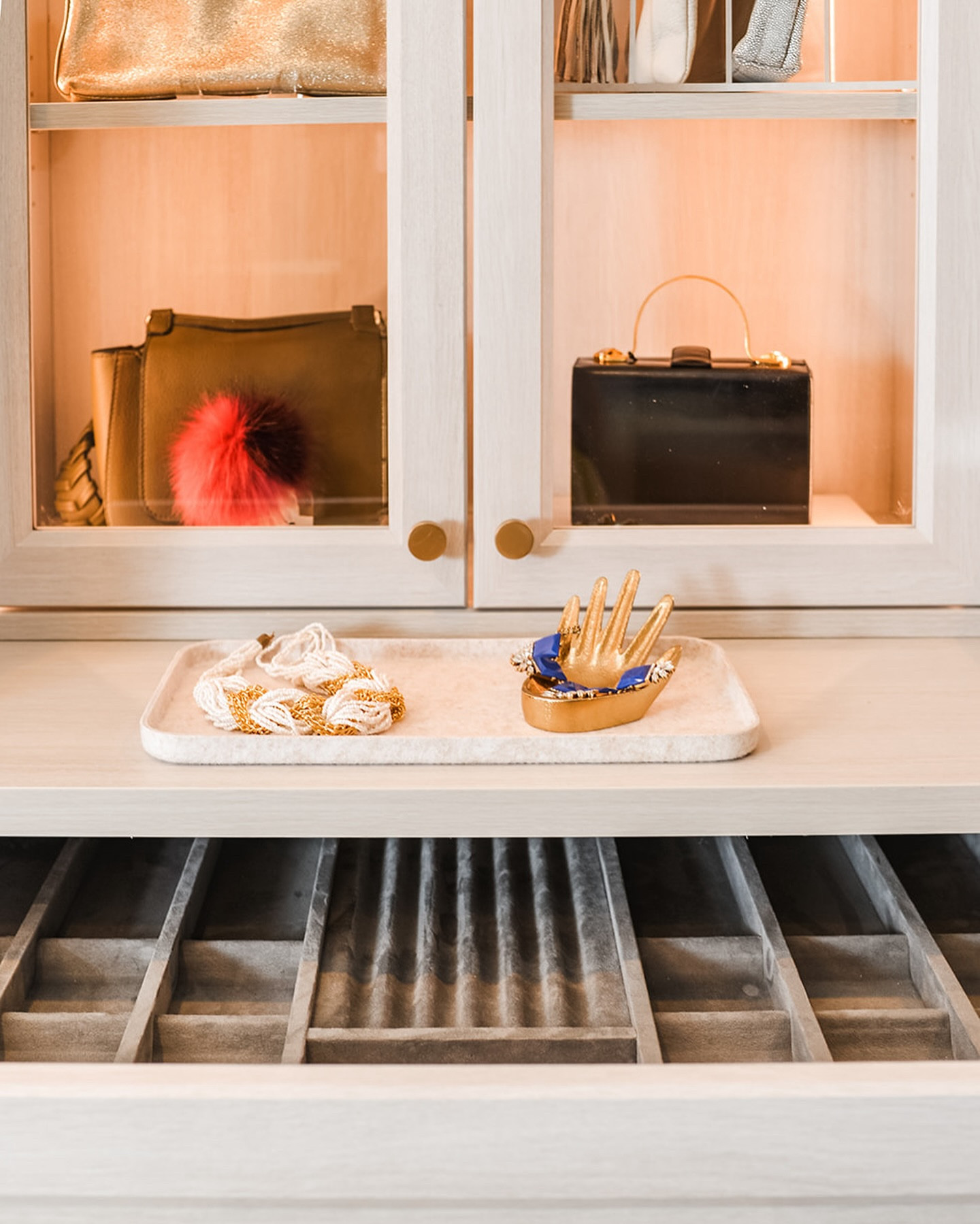 All the details from this pretty @wedgewoodbc closet designed by @calclosets_erin at @indybuilders Home•A•Rama. 

Organizing product handpicked by @thebaerminimalist, mens and women’s clothing curated by @the_styleriot from the racks at @thetoggeryresale and the perfect finishes including under cabinet lighting chosen by @calclosets_erin!

And no one captures it better than @heysouthernskyphoto! But honestly, it’s even better in person and you’ve got three weekends to see it for yourself! Eep!