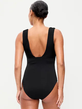 Ribbed One-Piece Swimsuit | Old Navy (US)