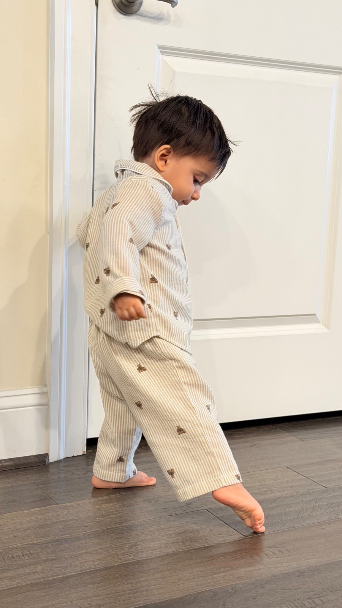 Sees bread crumb, must step on bread crumb! #toddlerfashion #pajamas #matchingpajamas

#LTKKids #LTKHoliday #LTKGiftGuide