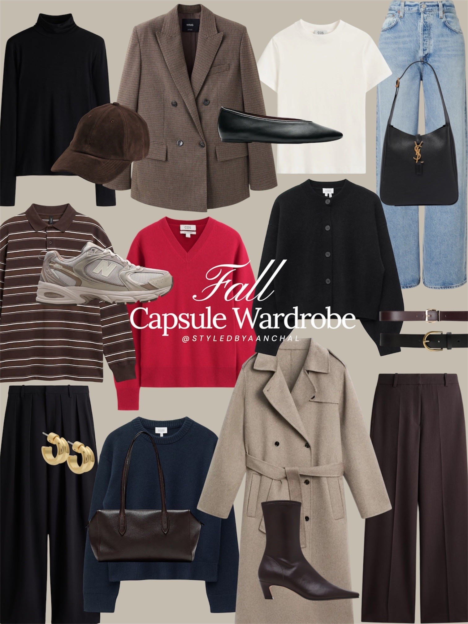 Fall capsule wardrobe 🤎✨


Capsule wardrobe 
Fall finds 
Autumn finds
ASOS
Mango
Striped tee
Neutral outfits
Red cardigan 
Cos
Timeless outfit

#LTKmodest #LTKsale #LTKstyletip