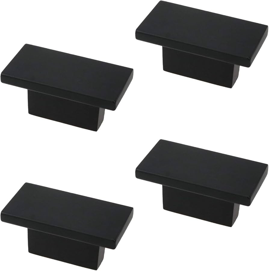 Mcredy Rectangle Cabinet Knobs Cabinet Knobs 16mm/0.63" Mounting Hole Distance with Mounting Scre... | Amazon (US)