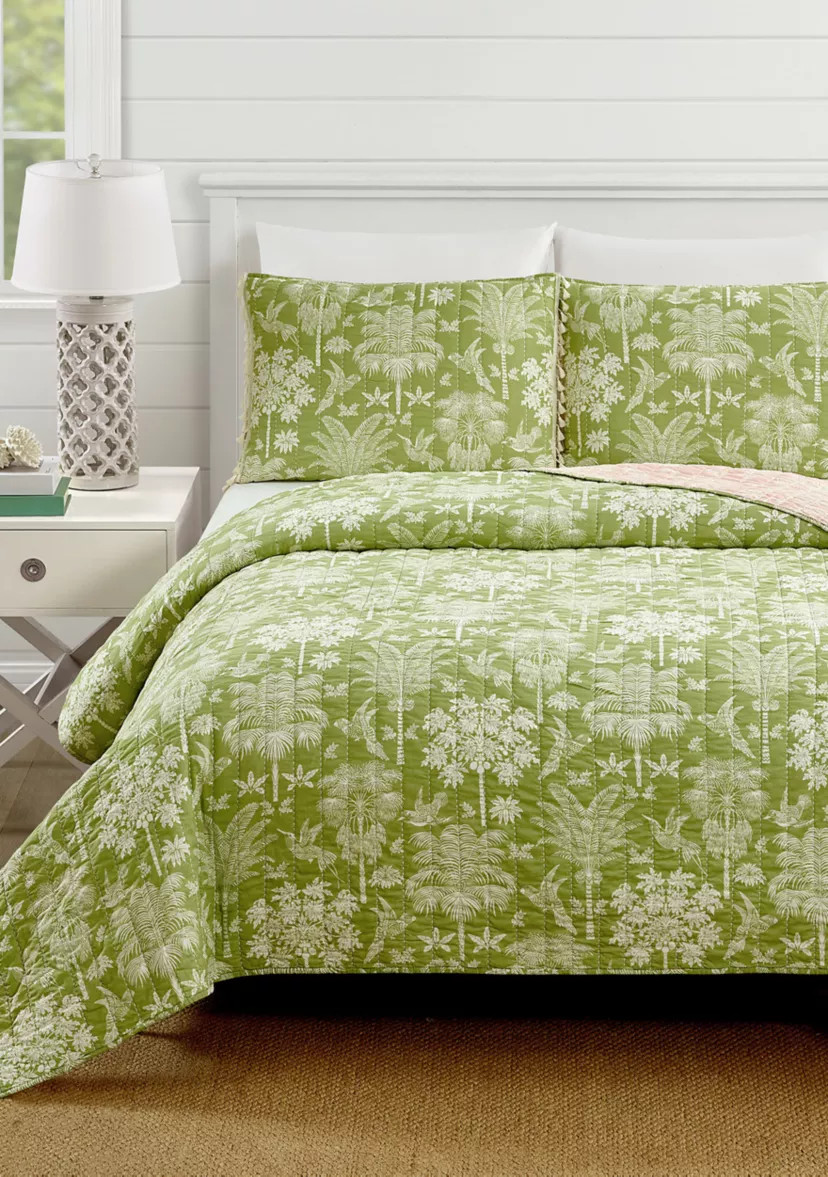 Queenie Palm Royale Quilt Set | Belk