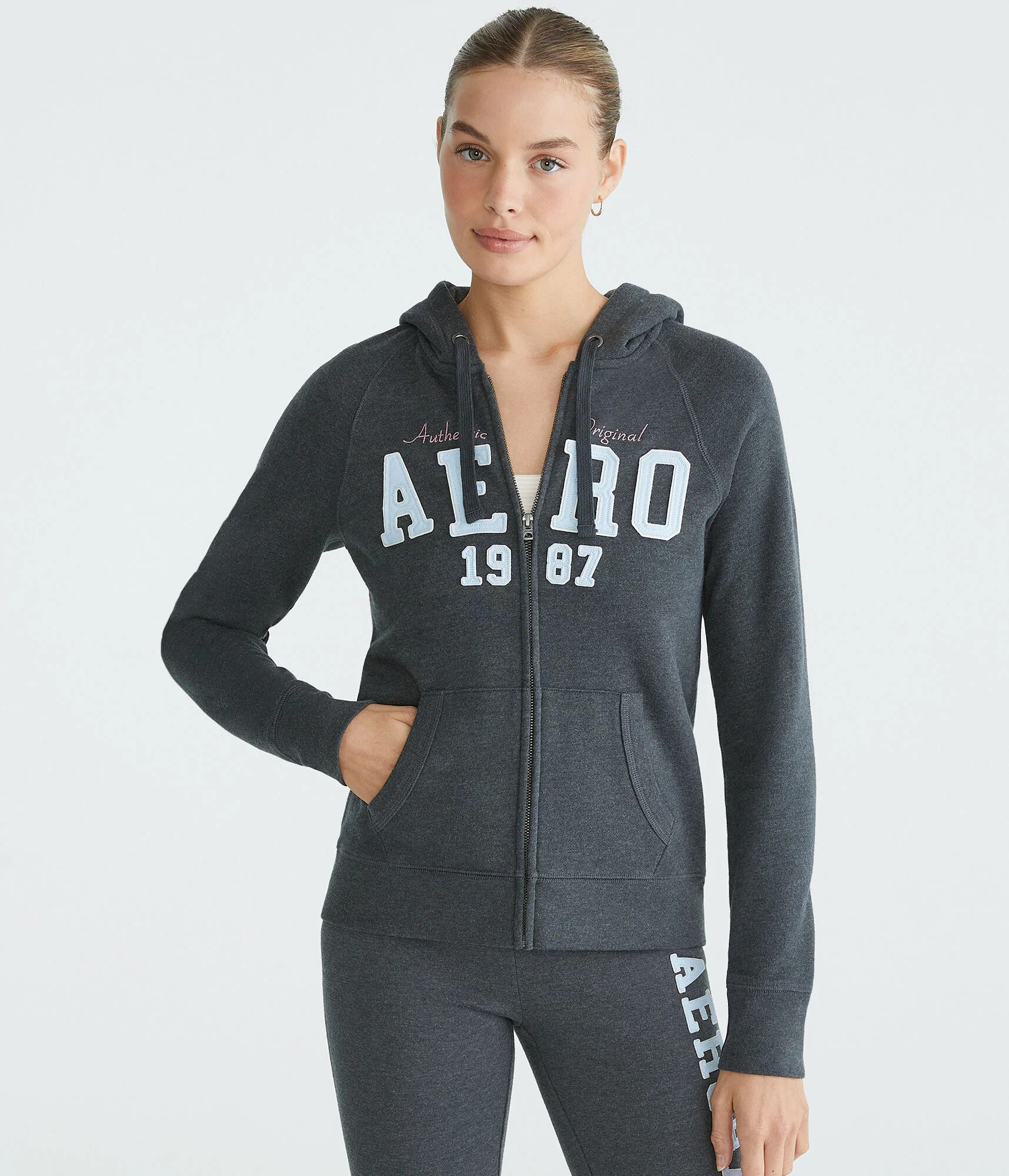 Aeropostale 1987 Full-Zip Hoodie | Shop Simon