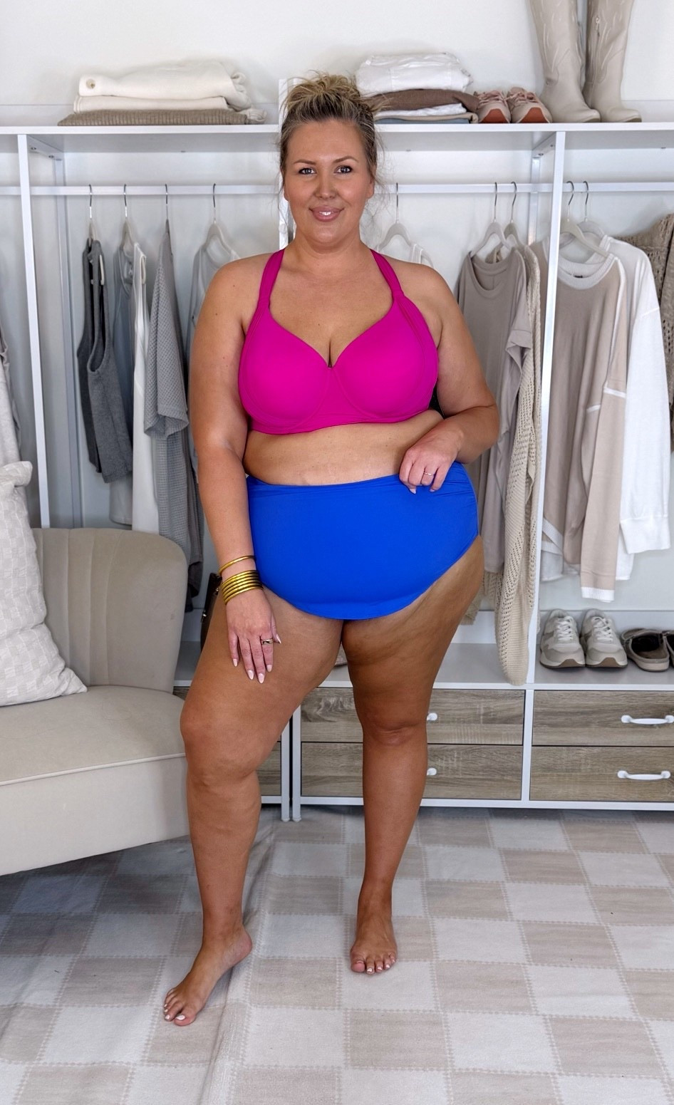 Swimsuits for all plus size try-on! If you’re in between in the tops, size up! My bottoms are a 20 and the top is bra size, 42DD!

Plus size fashion, plus size swimwear, beach outfit ideas, high waisted swim bottoms, affordable swimwear, vacation swimwear, midsize fashion

#LTKSwim #LTKMidsize #LTKPlusSize