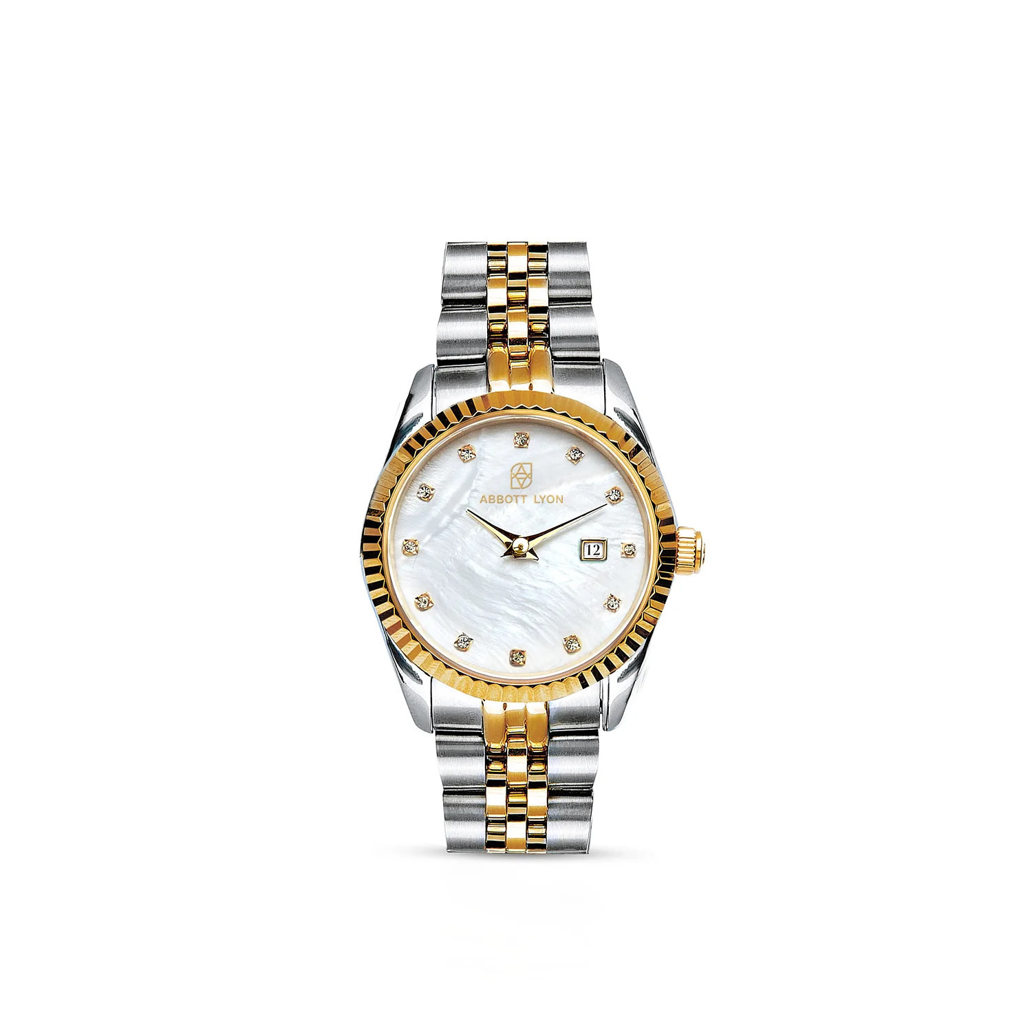 Mini Two Tone Pearl Link Belgravia 30 Watch | Abbott Lyon