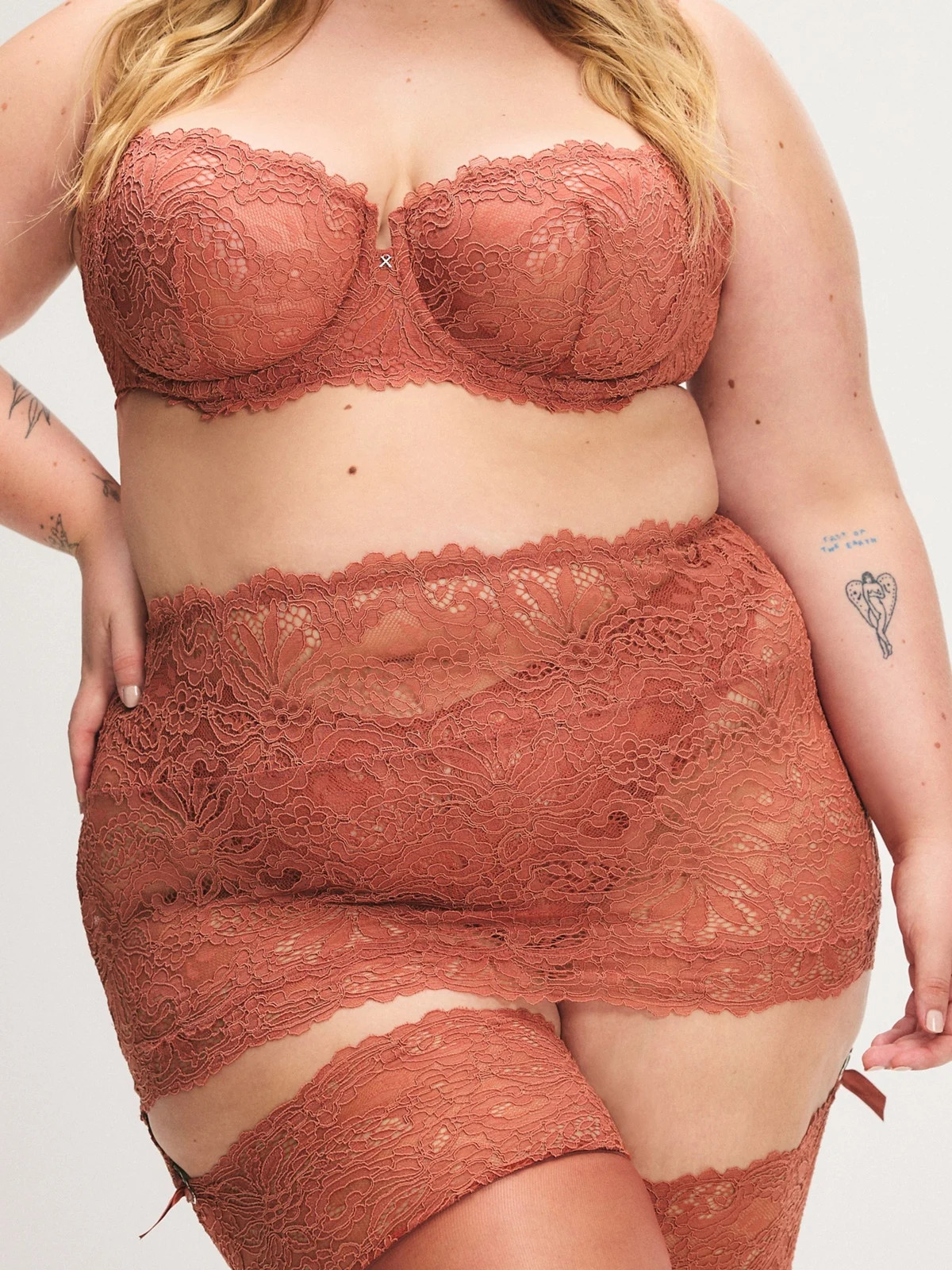 Romantic Corded Lace Garter Skirt | Savage x Fenty - North America