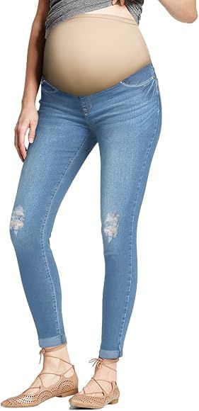 Hybrid & Company Super Comfy Stretch Women's Skinny Maternity Jeans | Amazon (US)