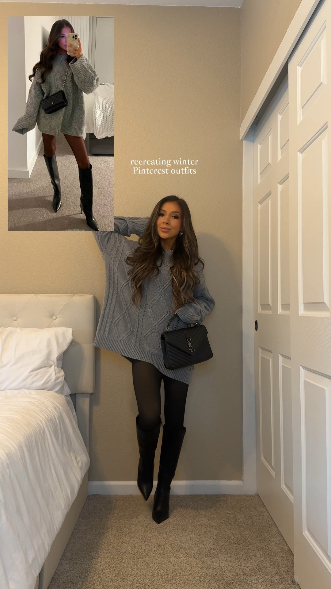 Idk what I'd do with out Pinterest tbh #winteroutfitideas #pinterestoutfit #recreatingpinterestoutfits #winteroutfits #outfitideas