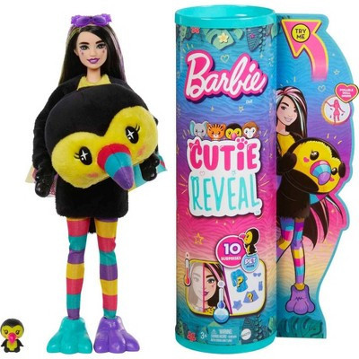 Barbie Cutie Reveal Jungle Series Toucan Doll | Target
