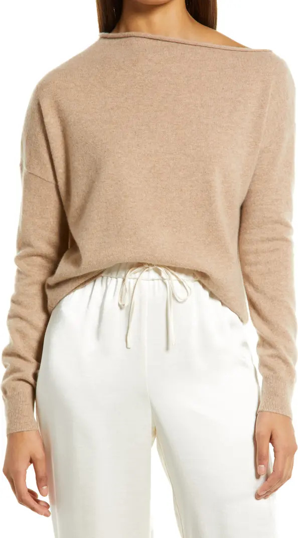 Off the Shoulder Cashmere Sweater | Nordstrom