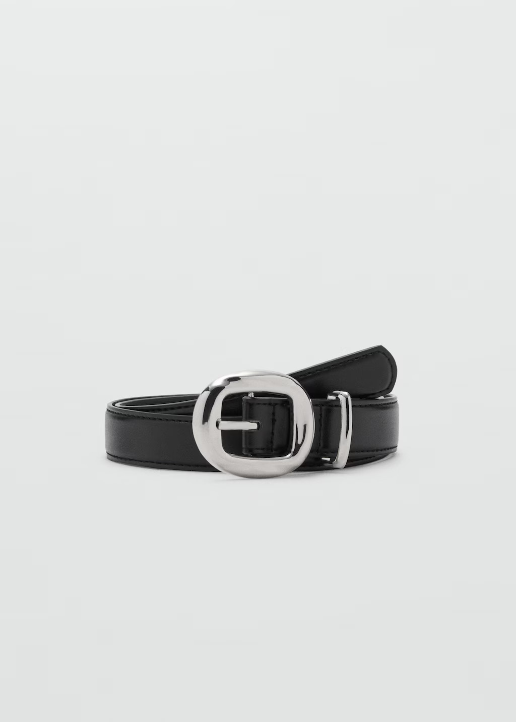 Rounded buckle belt - Women | MANGO USA | Mango (US/MX/AU)