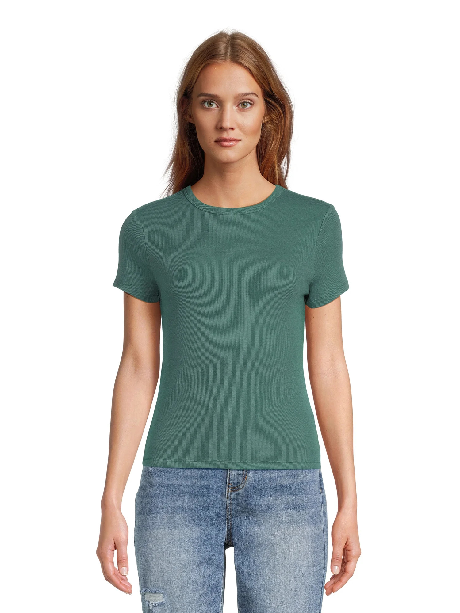 No Boundaries Juniors Crewneck Tee, Sizes XS-3XL | Walmart (US)