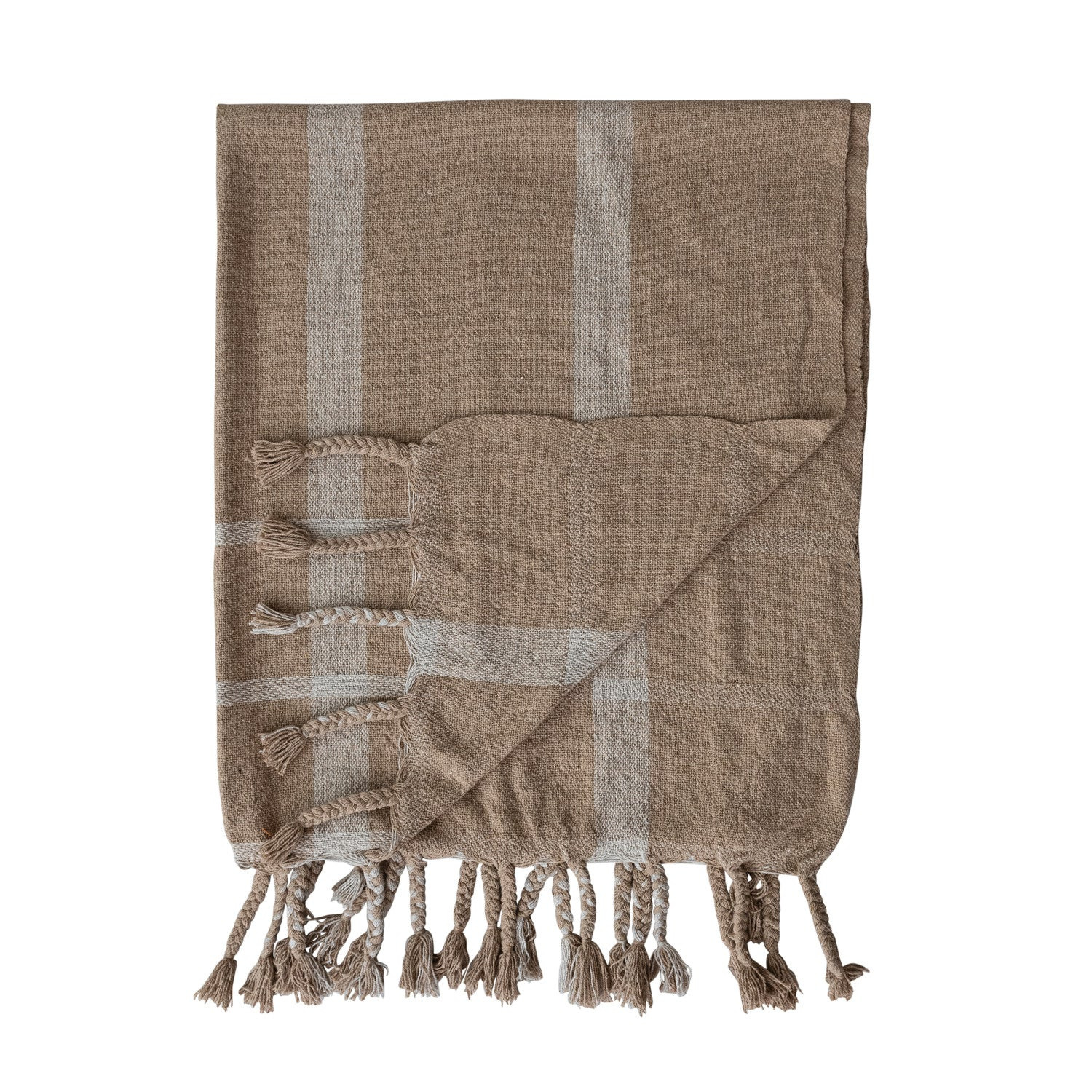 The Linden Stripe Throw | Cottage and Key