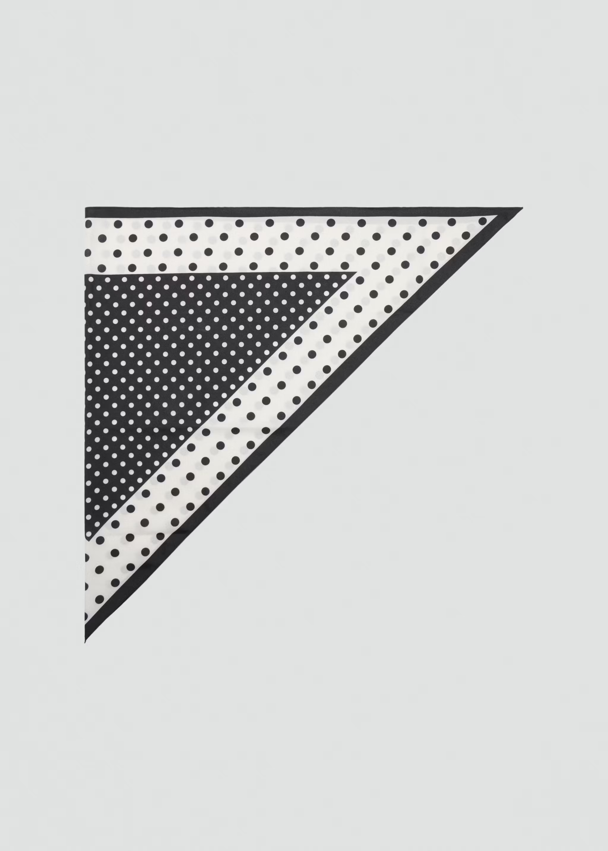 Satin check-print scarf | Mango (US/MX/AU)