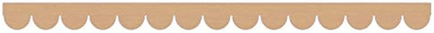 6Pack of 24 Inch Unfinished Wooden Scalloped Moulding Trim | Amazon (US)