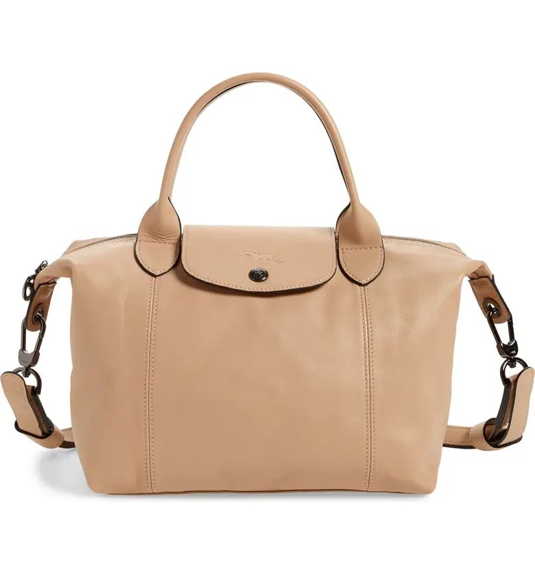 Le Pliage Cuir Leather Shoulder Bag | Nordstrom