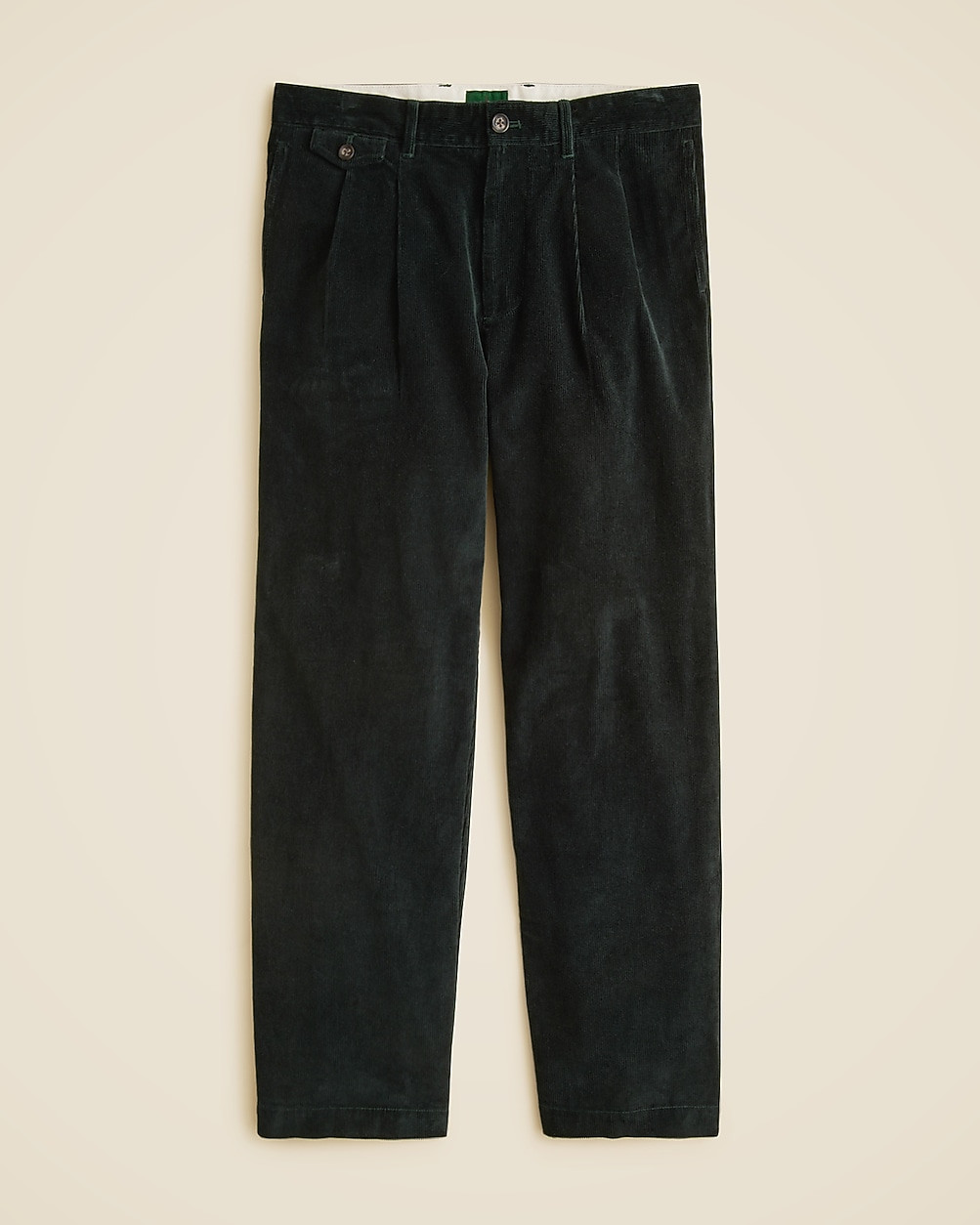 Relaxed double-pleated corduroy pant | J. Crew US