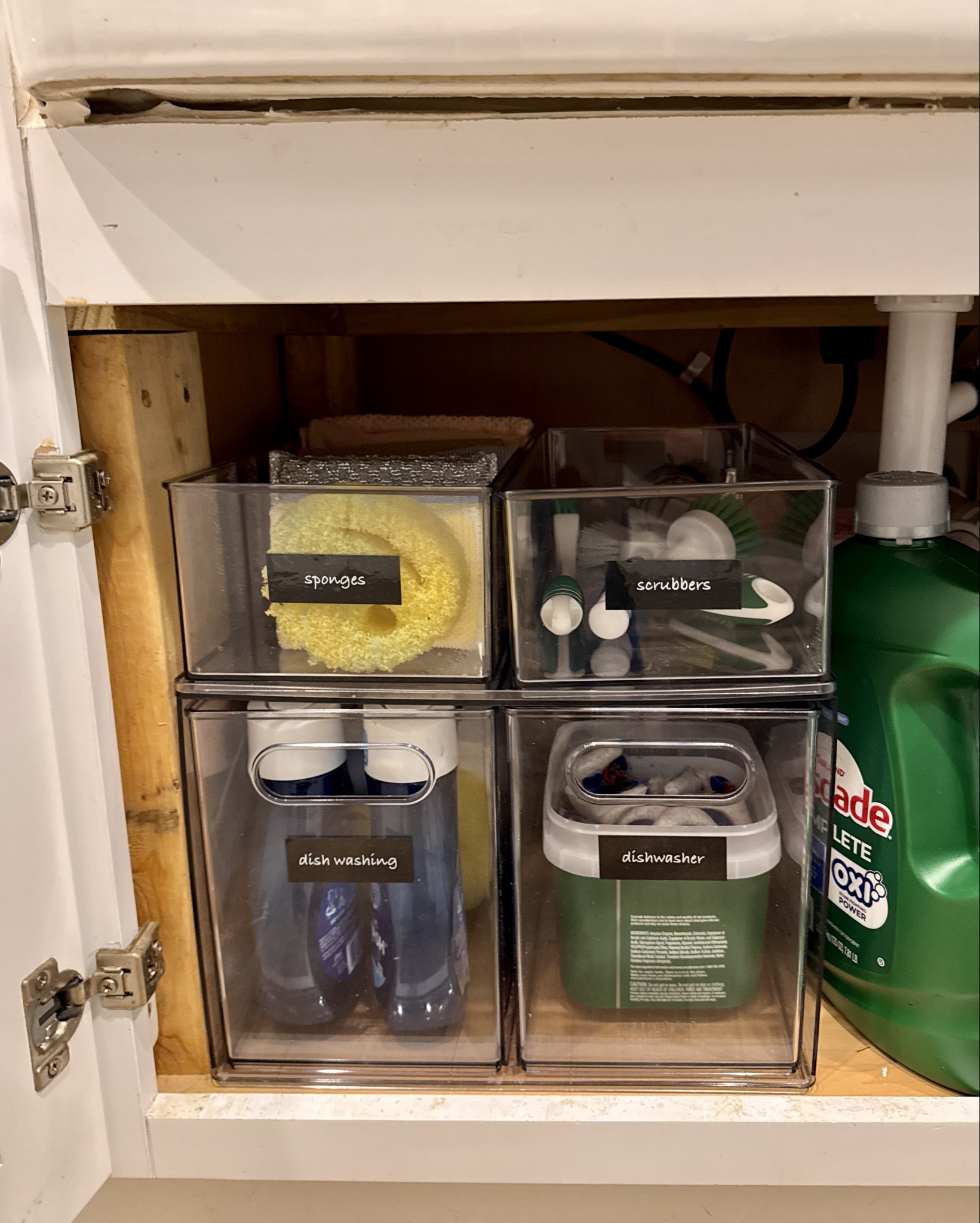 Under kitchen sink organization
All purpose storage bins 
Stackable storage bins
Drawer storage unit 

#LTKFamily #LTKmomlife #LTKHome