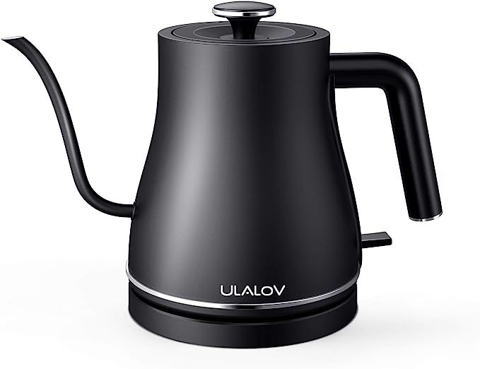 Ulalov Electric Gooseneck Kettle, Ultra Fast Boiling for Pour Over Coffee & Tea, 100% Stainless S... | Amazon (US)