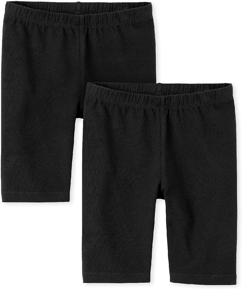 The Children's Place Girls Solid Bike Shorts | Amazon (US)