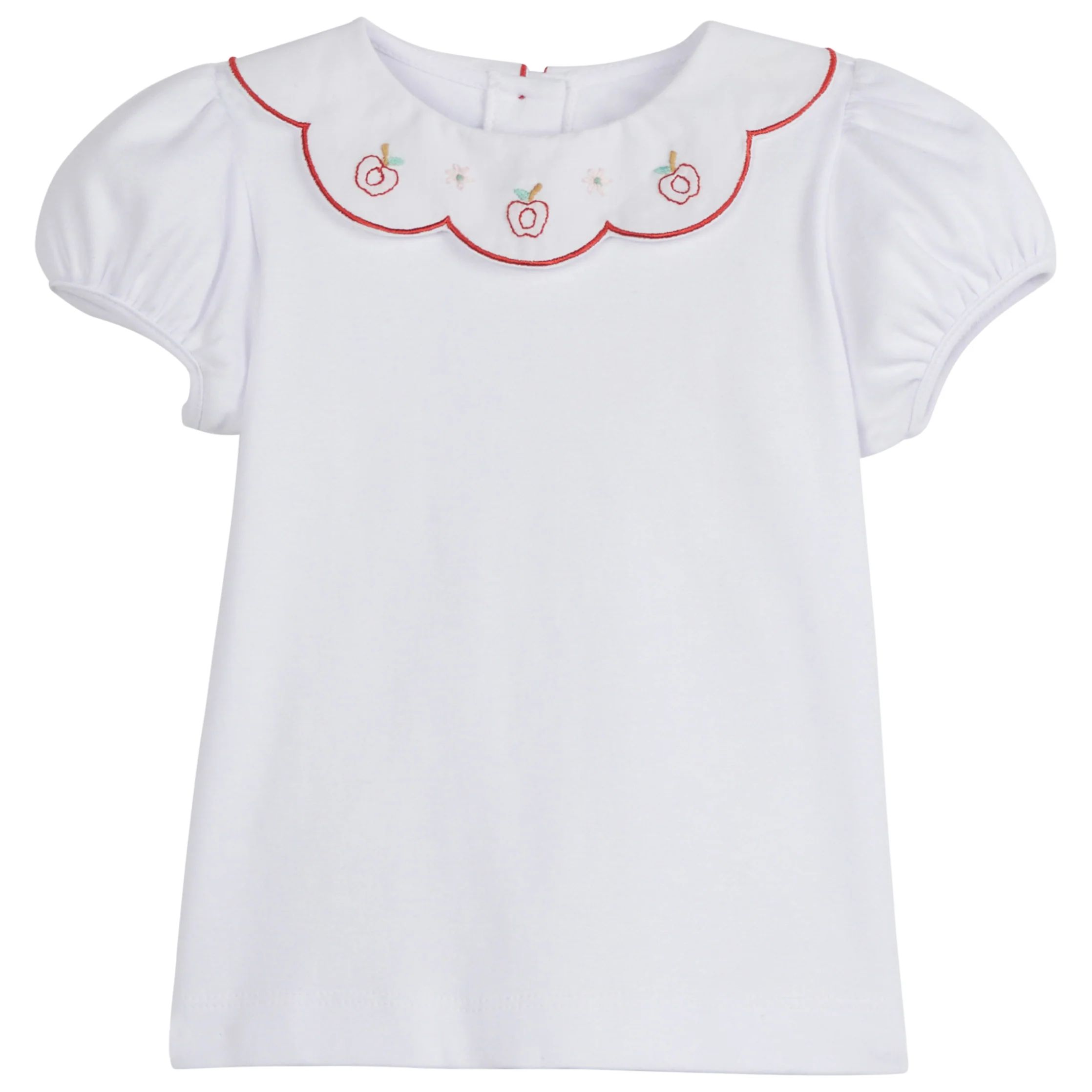 Baby & Toddler Apple Blouse - Girls Collared Shirt | Little English